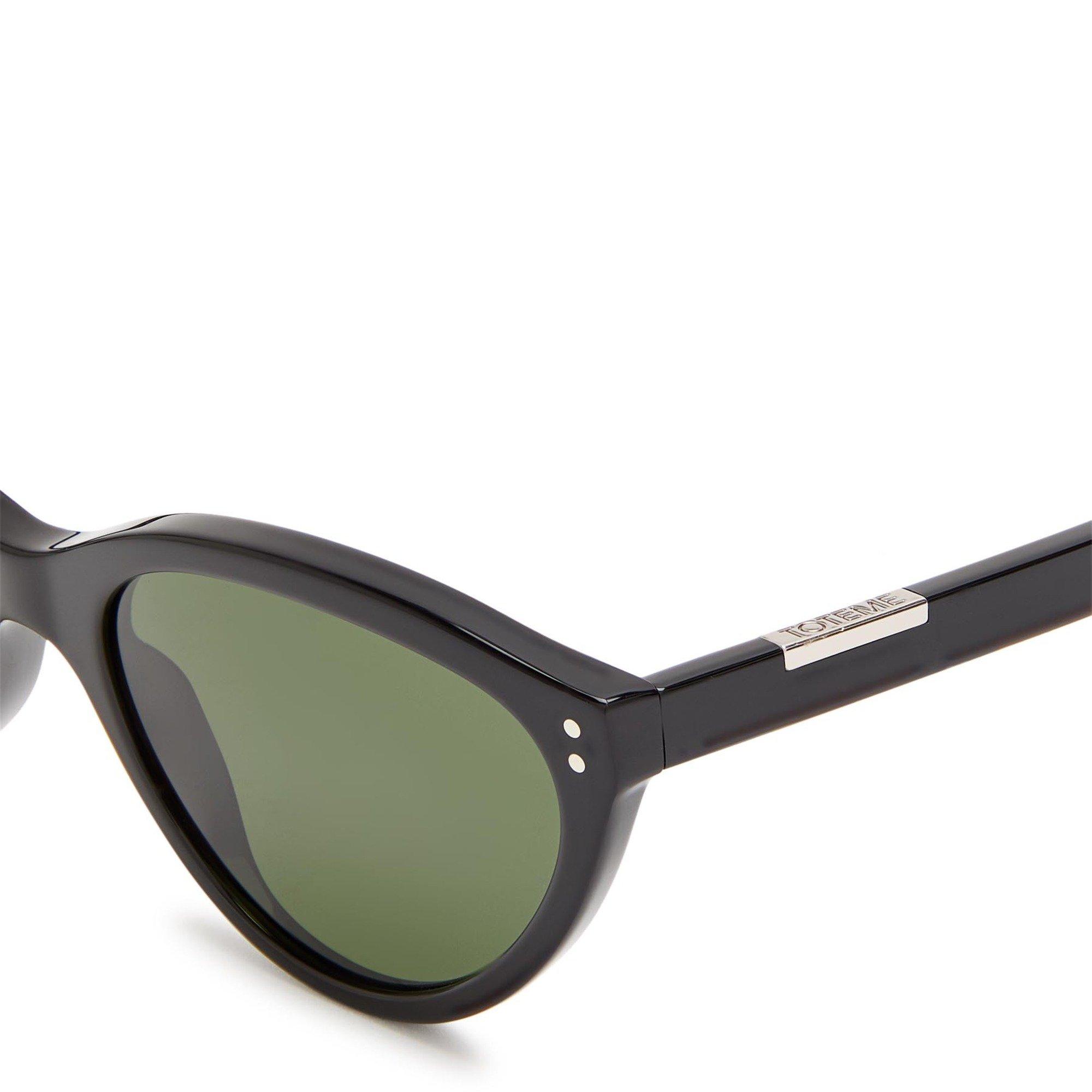 BLACK - Toteme - Women's Acetate Cat-Eye Sunglasses - 3