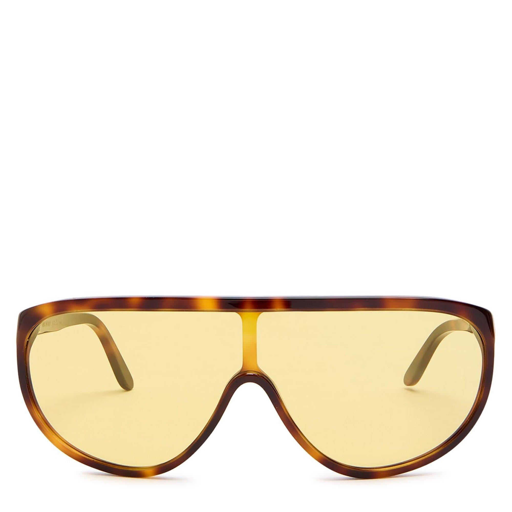 BROWN HAVANA - Toteme - Shield aviator sunglasses - 2