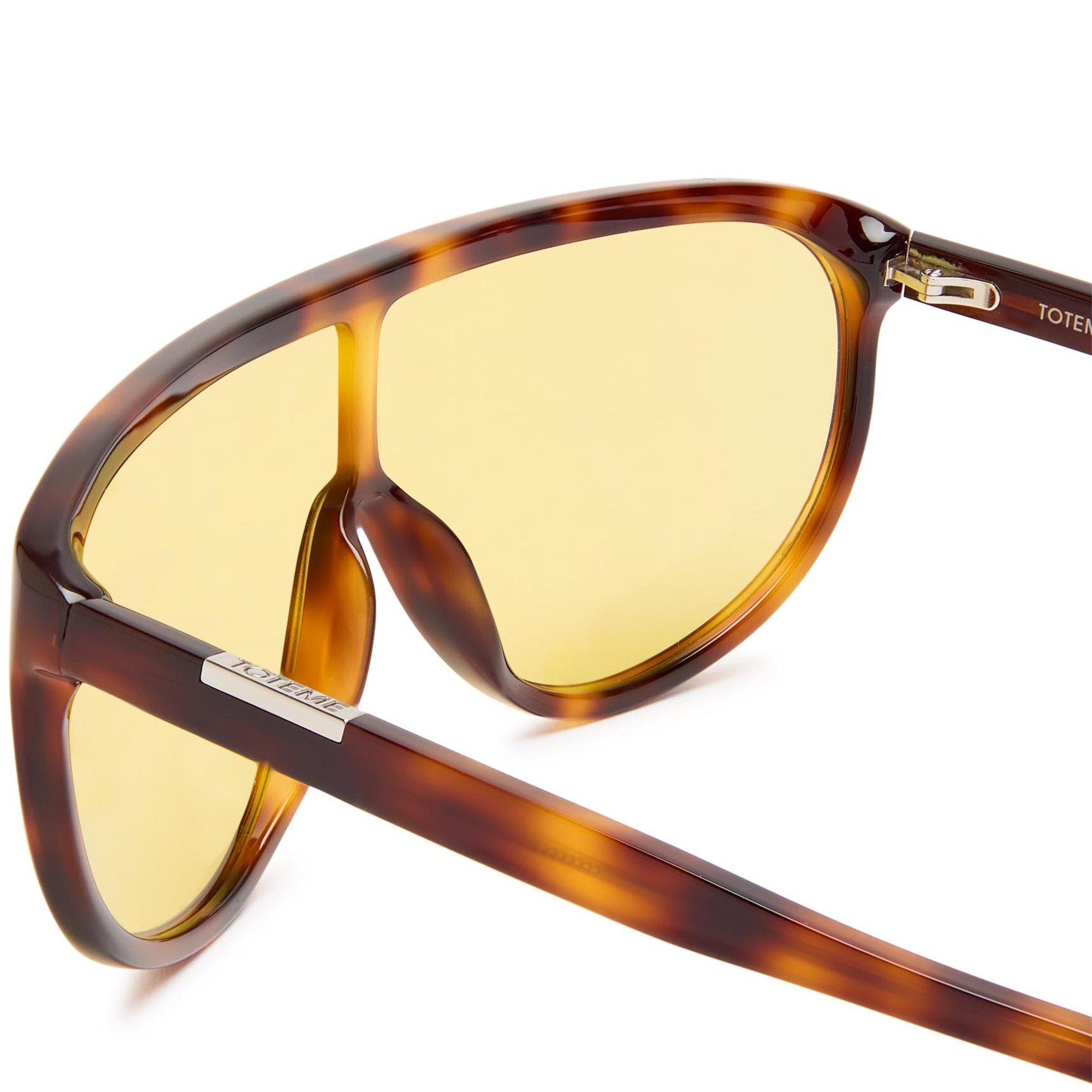 BROWN HAVANA - Toteme - Shield aviator sunglasses - 3