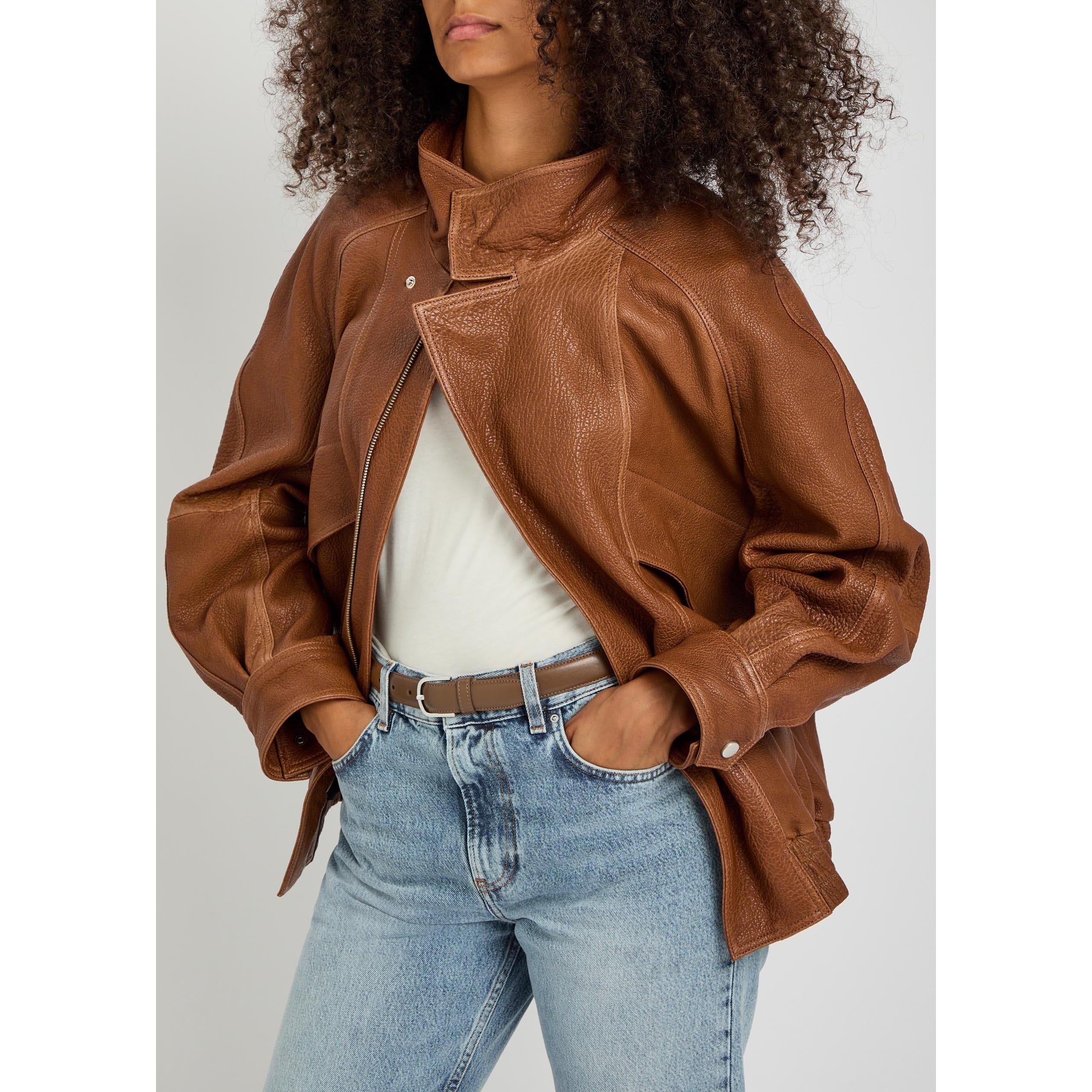 TAN - Toteme - Slim leather belt - 3