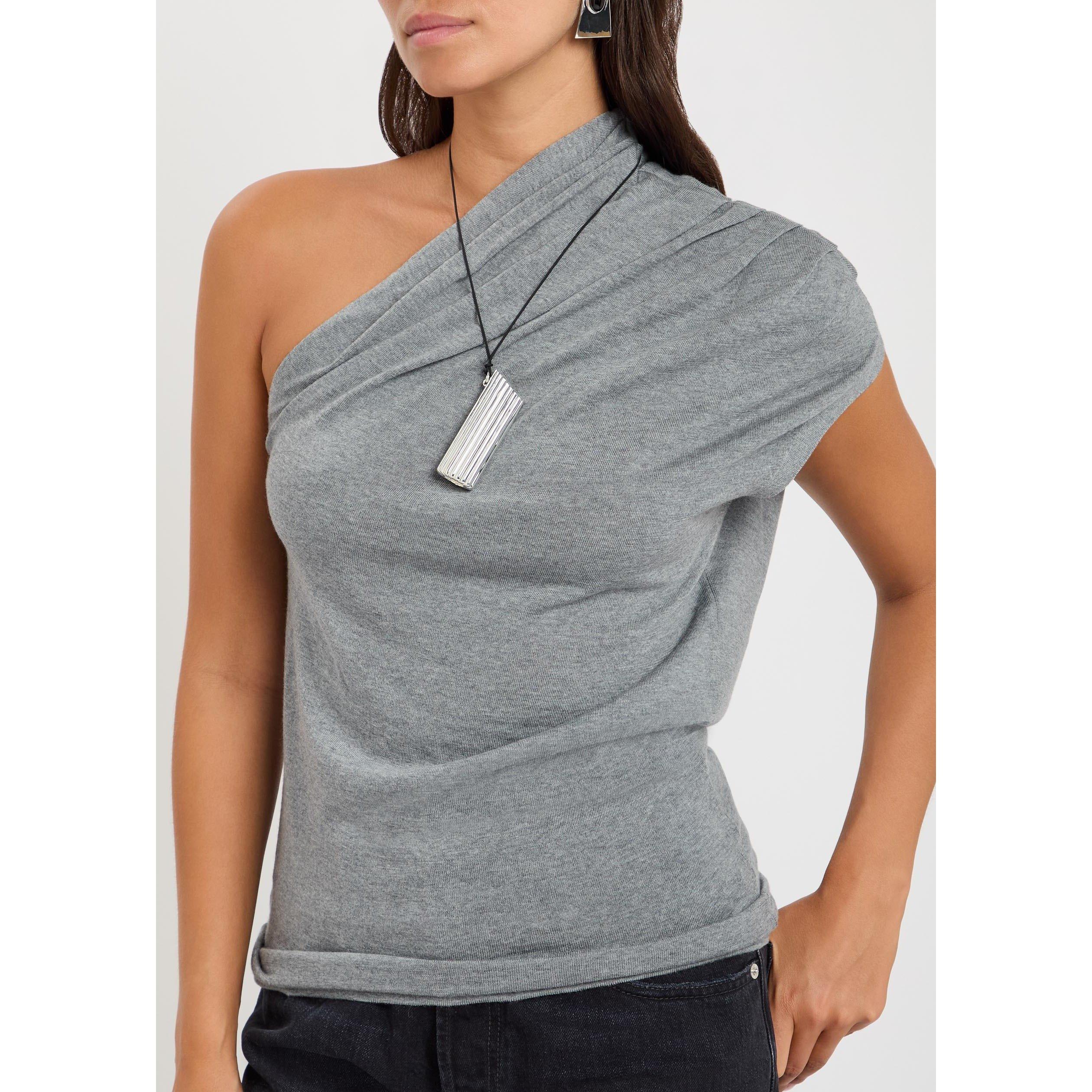 SILVER - Nina Gordon - Ridgeline Lighter Necklace - 3