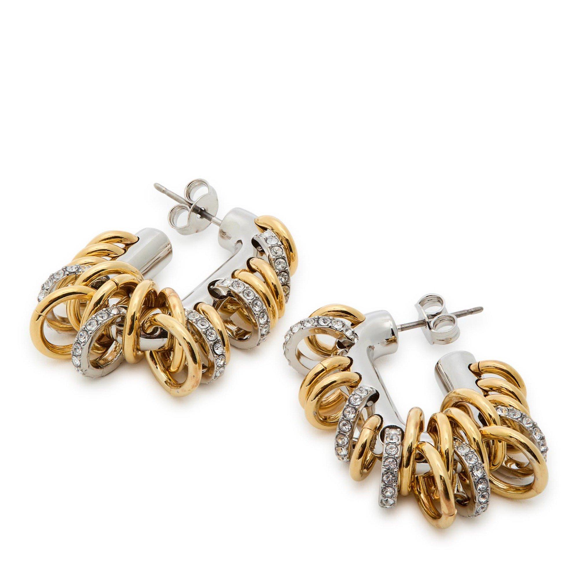 GOLD AND OTHER - Rabanne - Women's Hoop Earrings - 2