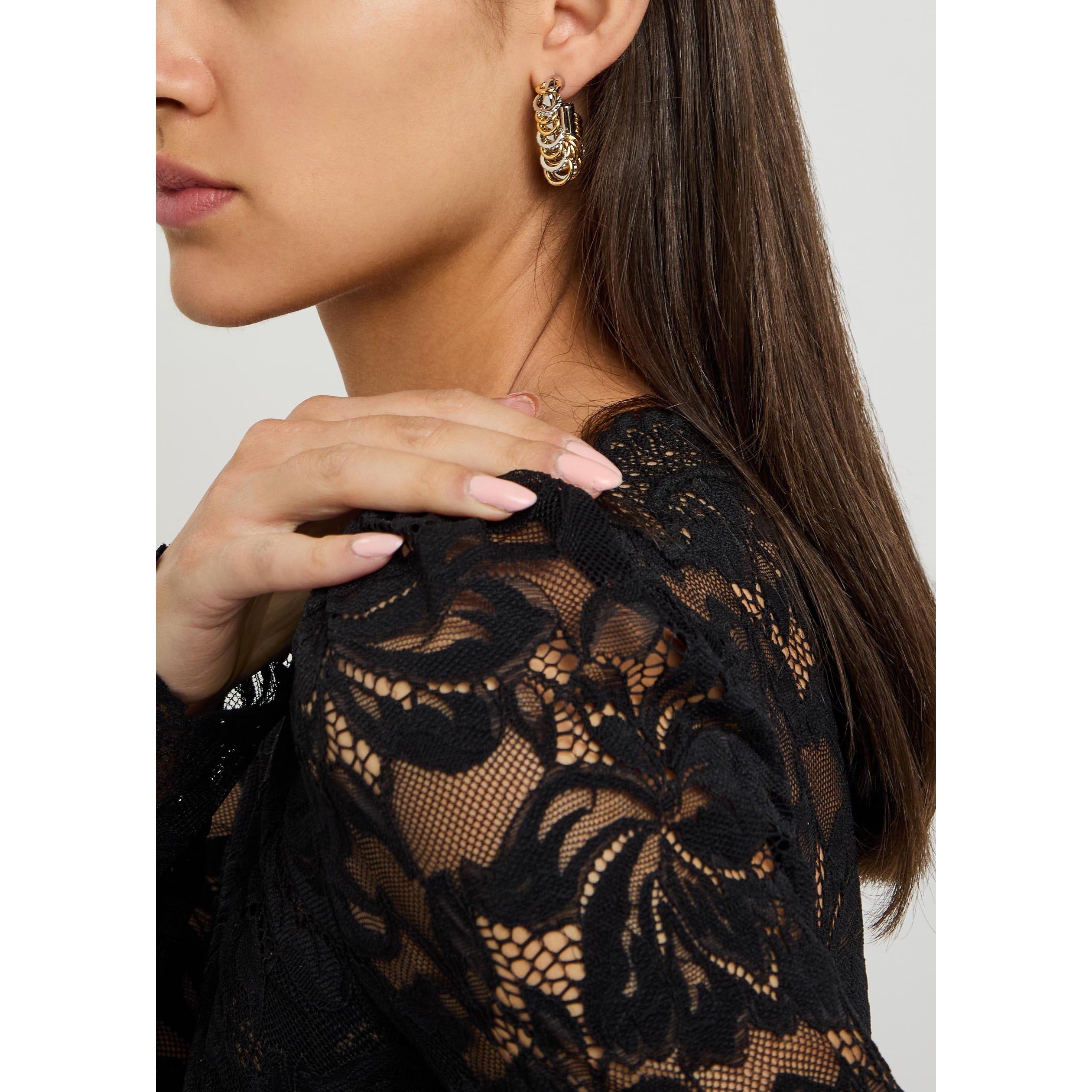 GOLD AND OTHER - Rabanne - Women's Hoop Earrings - 3
