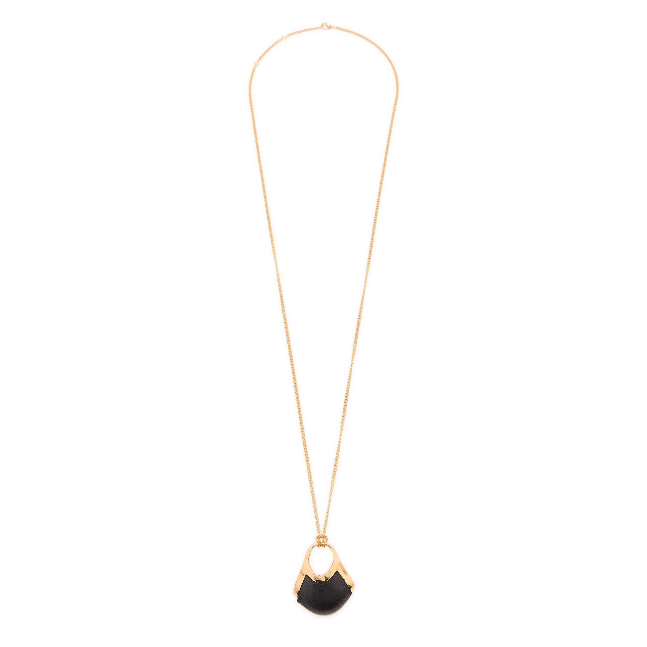 BLACK - Khaite - LOTUS SMALL PENDANT - GOLD - 2