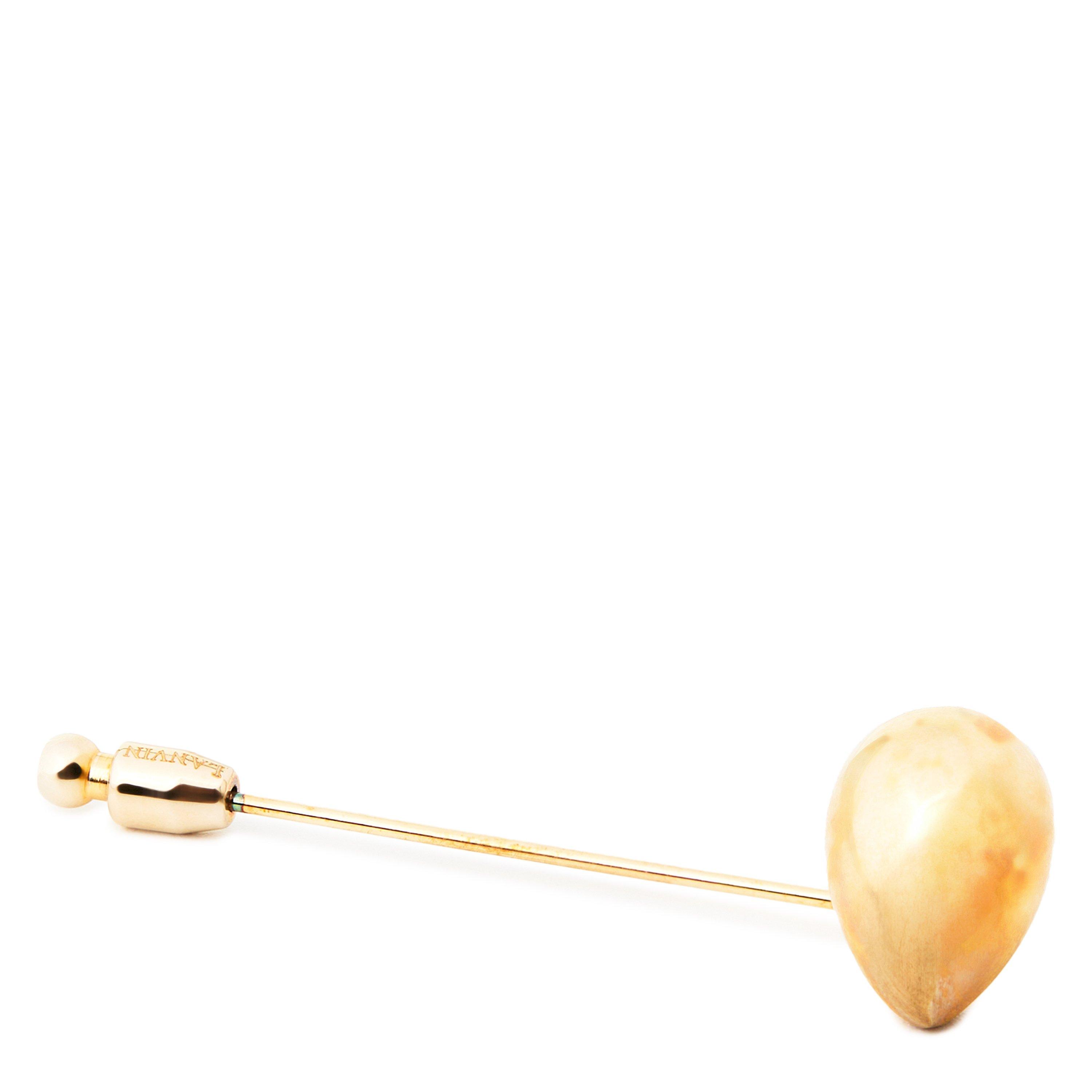 GOLD - Lanvin - LAN GOLD EGG TIE PIN - 1