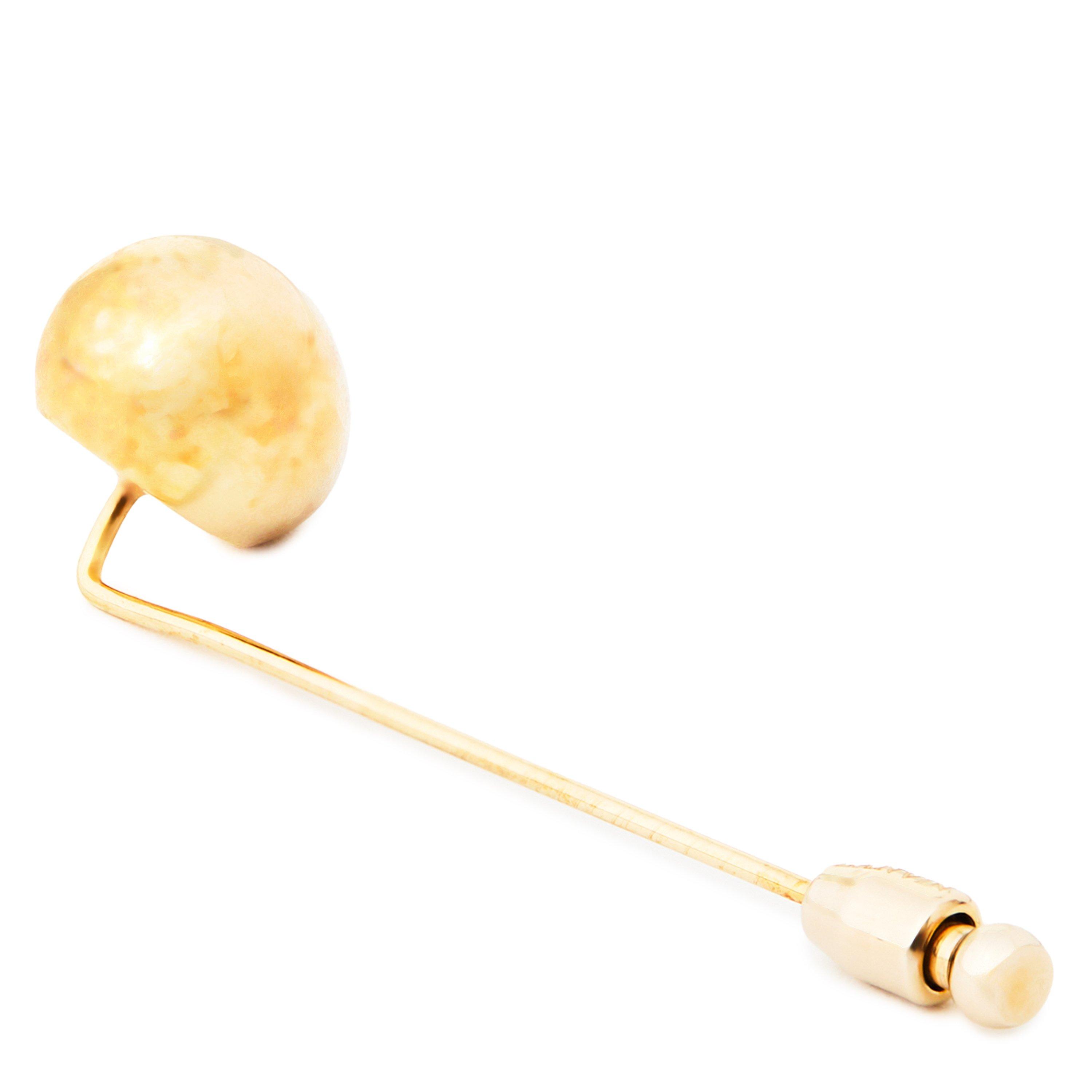 GOLD - Lanvin - LAN GOLD EGG TIE PIN - 2