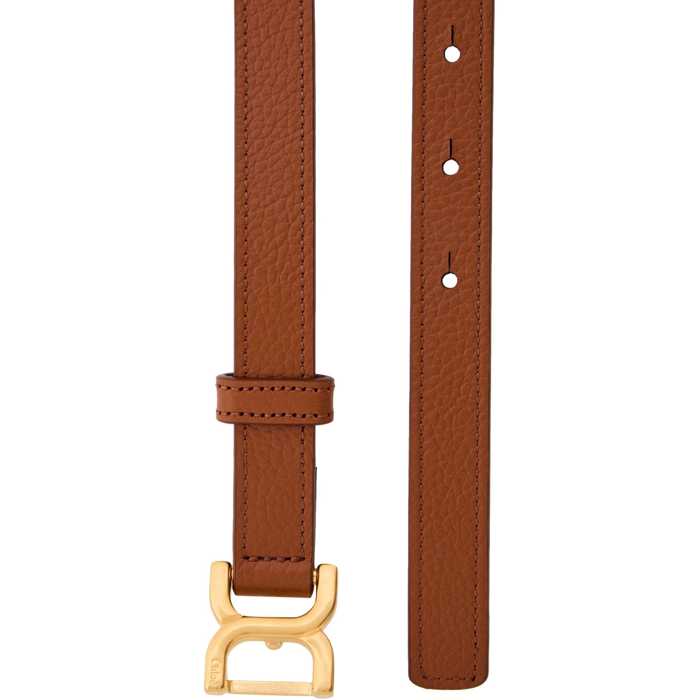 TAN - Chloe - Marcie Classic Leather Belt - 2