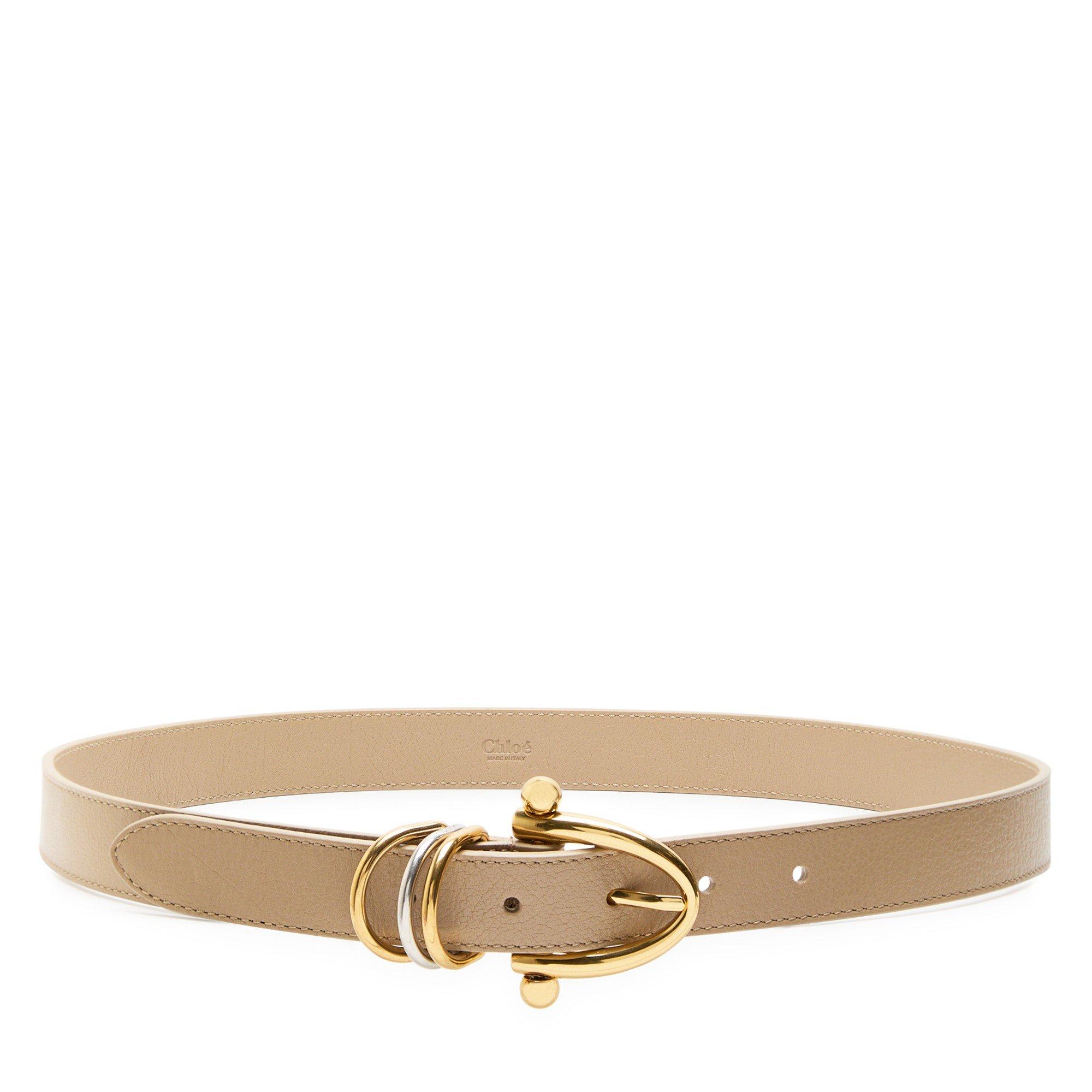 LIGHT BROWN - Chloe - Bracelet Leather Belt