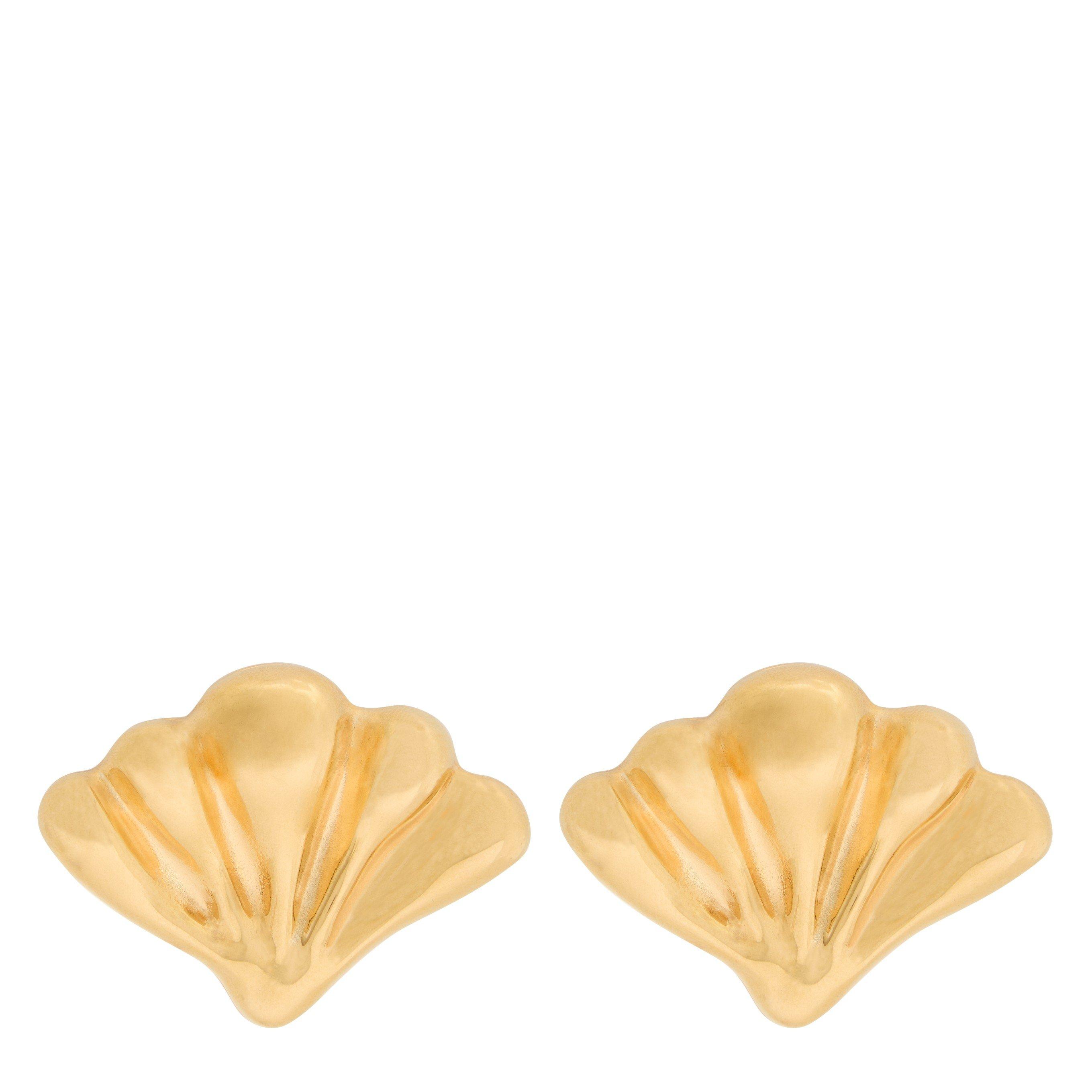 GOLD AND OTHER - Chloe - Shell Hoop Earrings