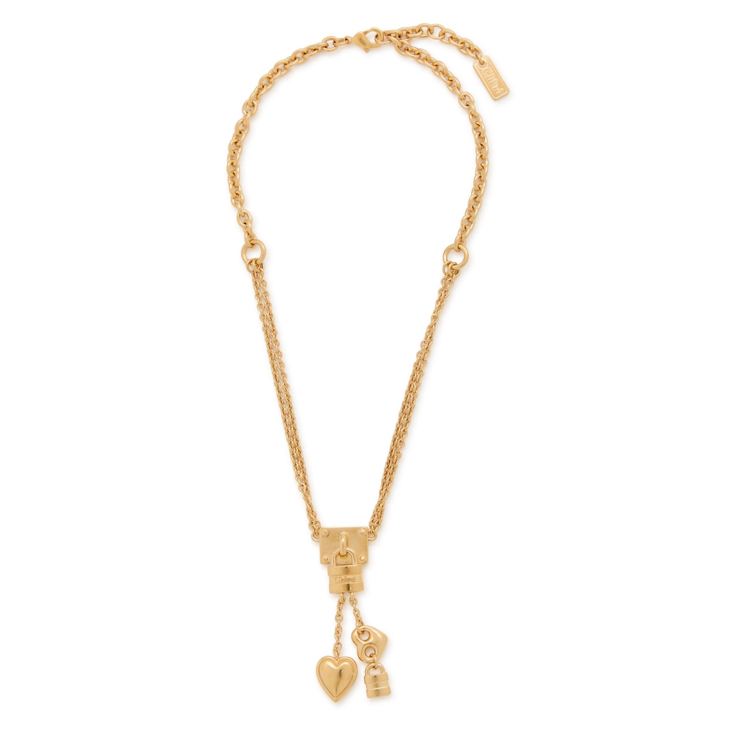 GOLD - Chloe - Pendent Drop Necklace - 2