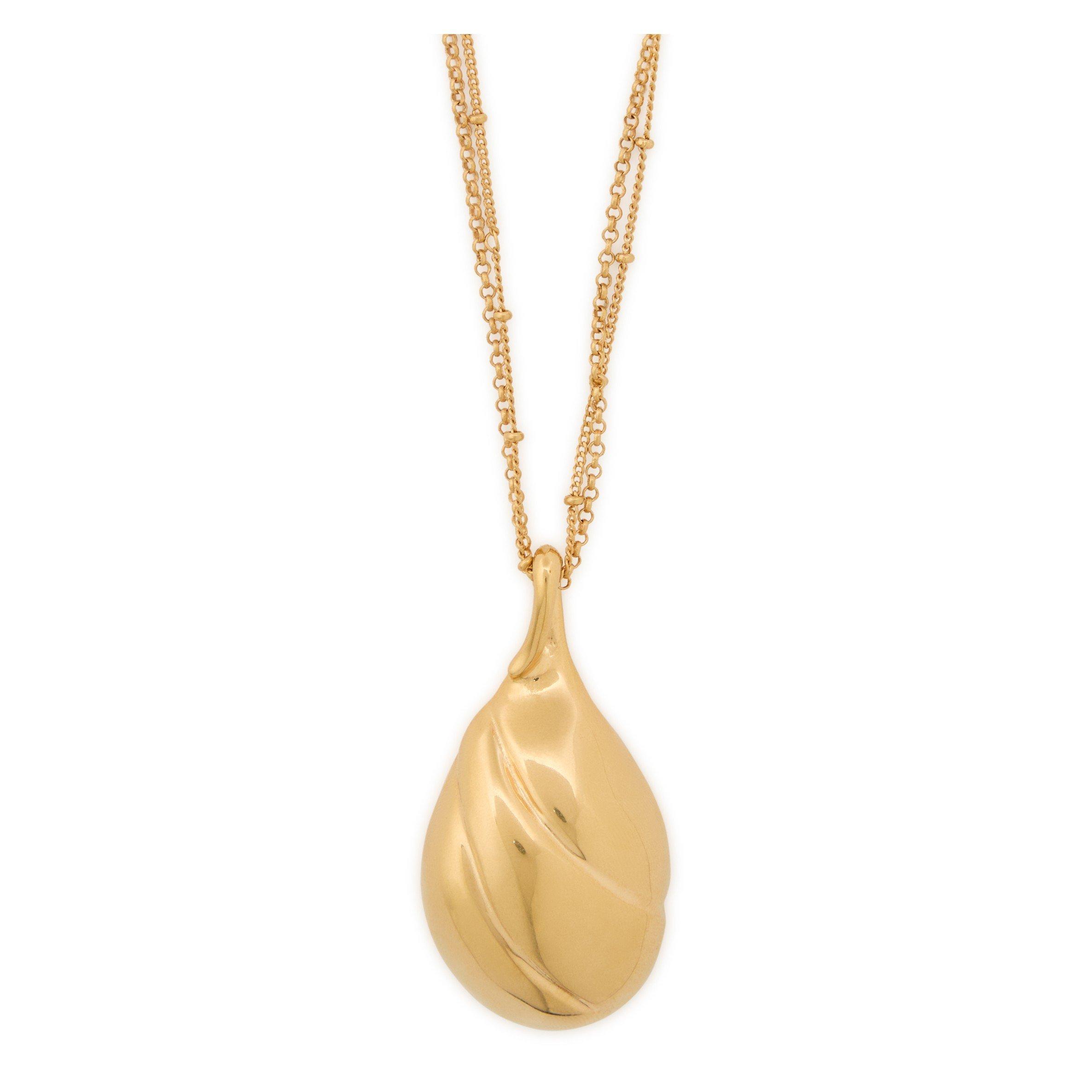 GOLD AND OTHER - Chloe - Jewel Gold Drop Necklace - 1