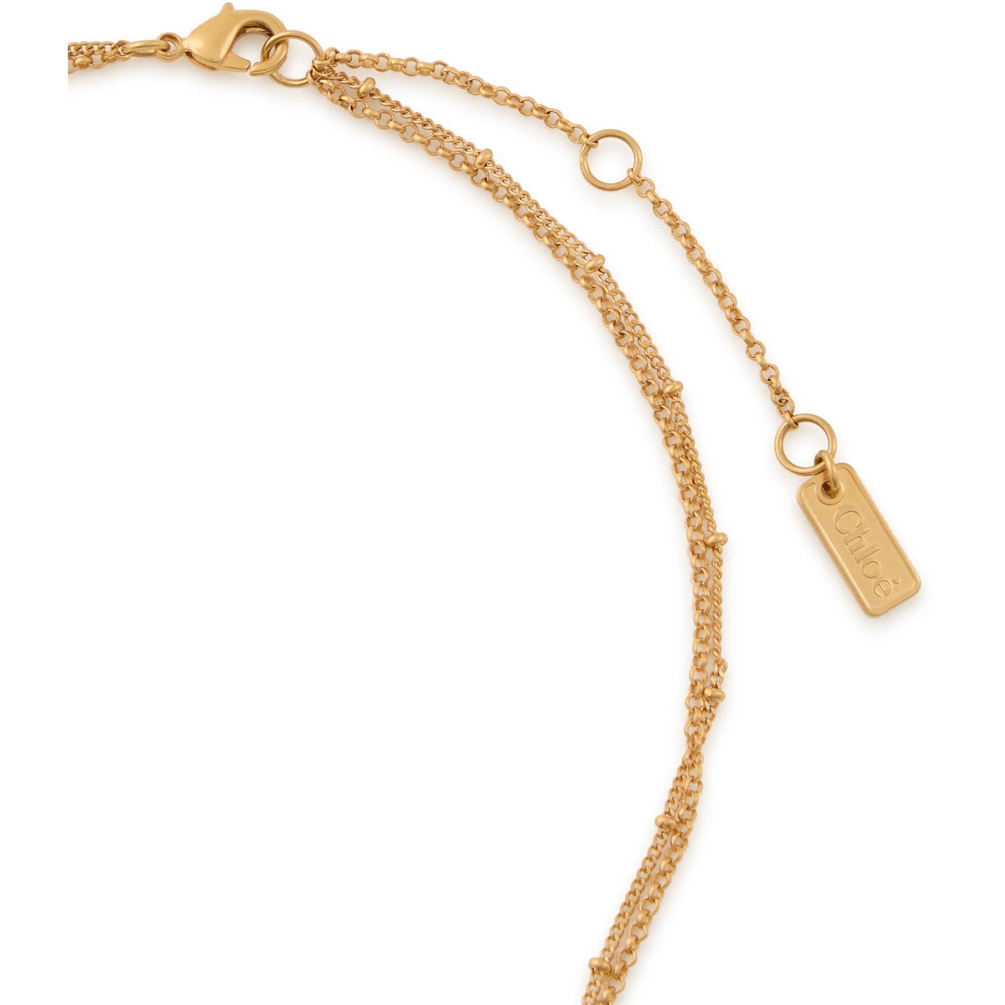GOLD AND OTHER - Chloe - Jewel Gold Drop Necklace - 4