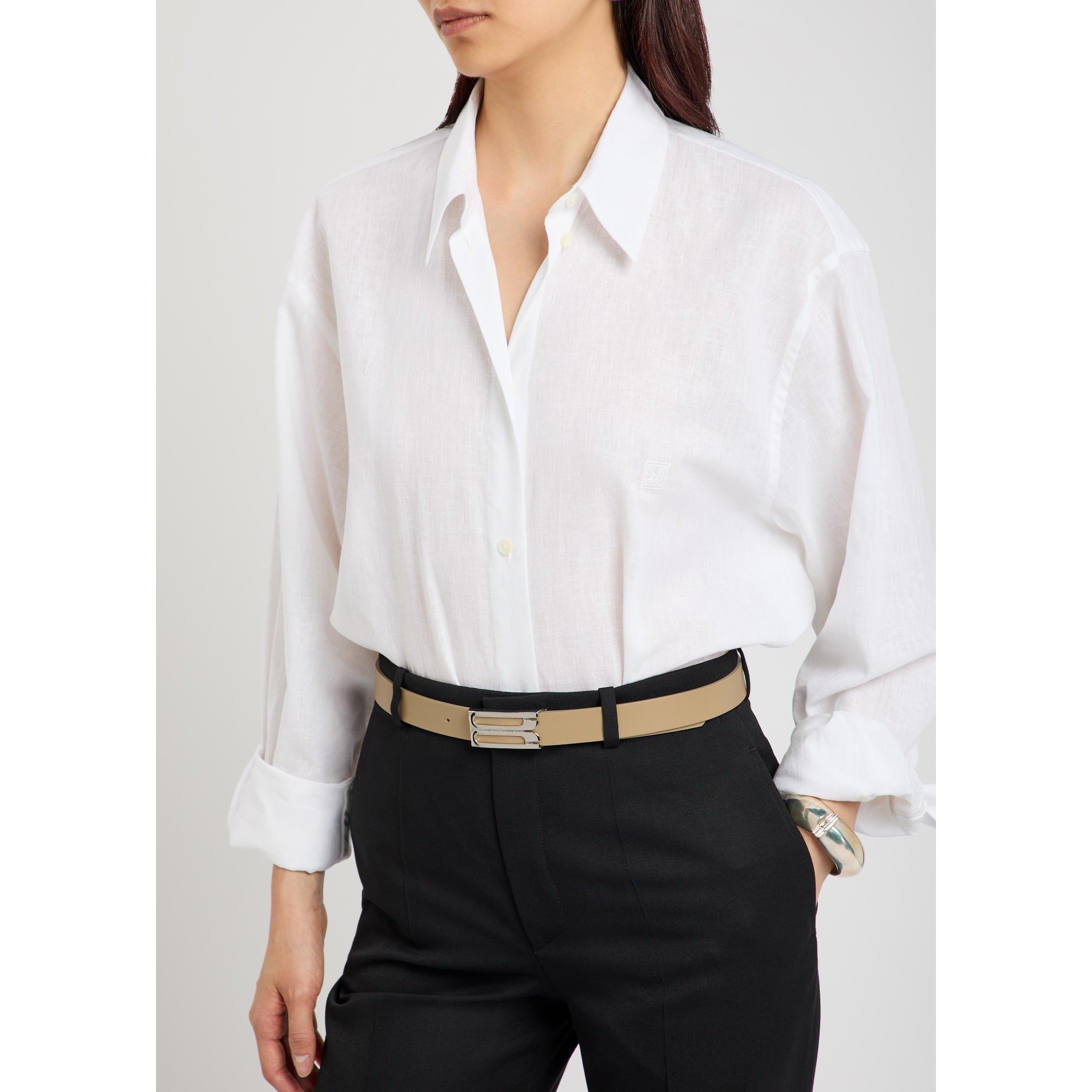 NATURAL - Victoria Beckham - DORIAN FRAME BELT 2.5CM - 3