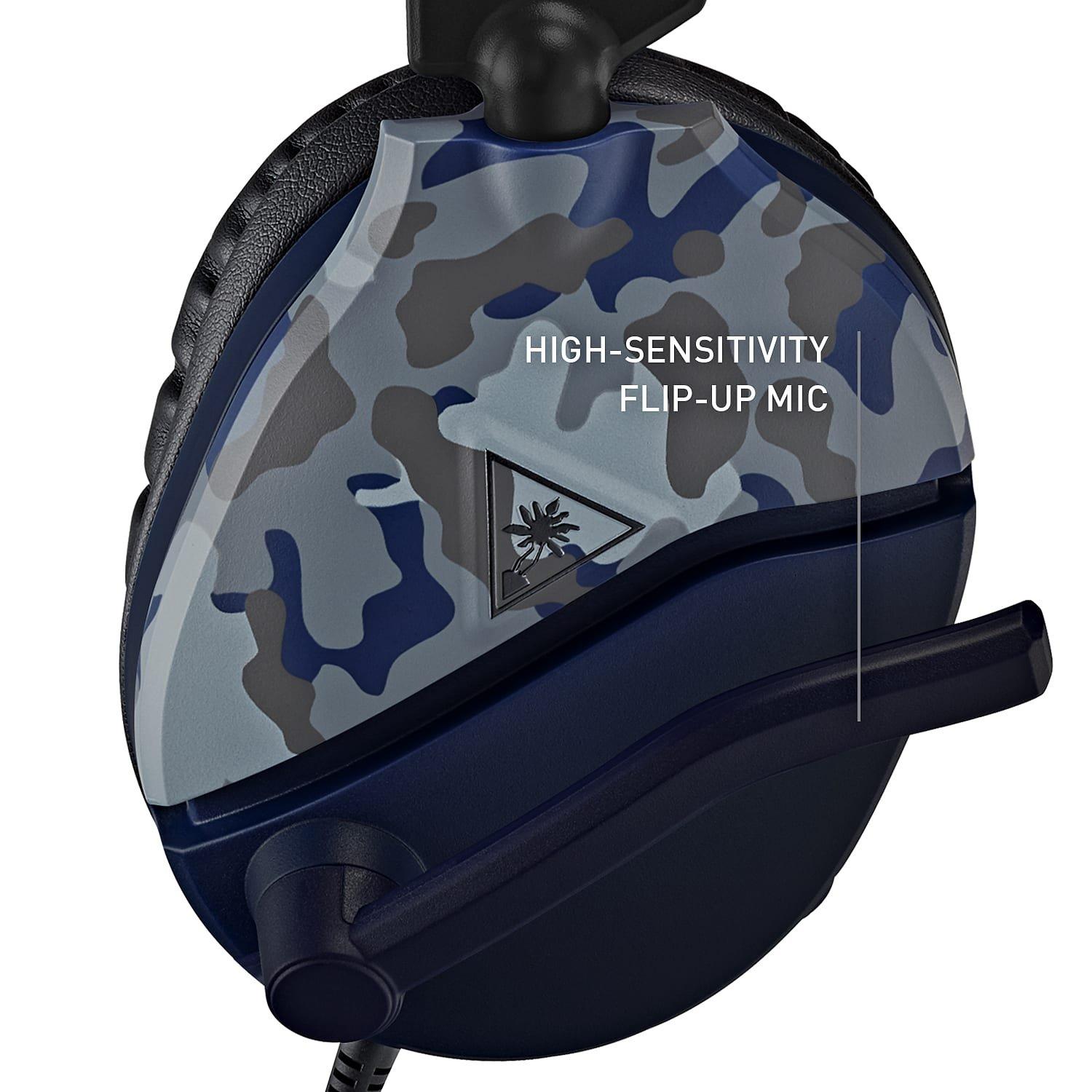 Camo Blue - Turtle Beach - Recon 70 PS5 PS4 Xbox & PC Gaming Headset – Camo Blue - 3