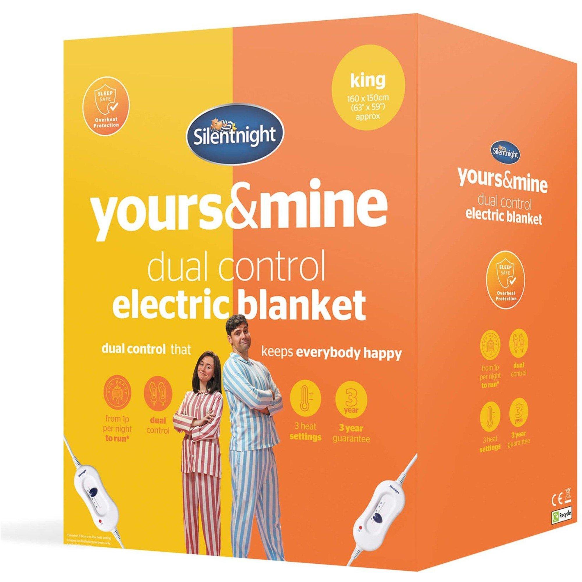 No Colour - Silentnight - Yours & Mine Dual Control Electric Blanket - 1