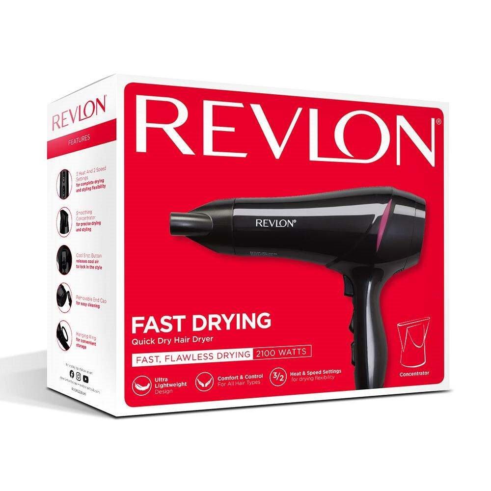 Black - REVLON - Quick Dry Hairdryer