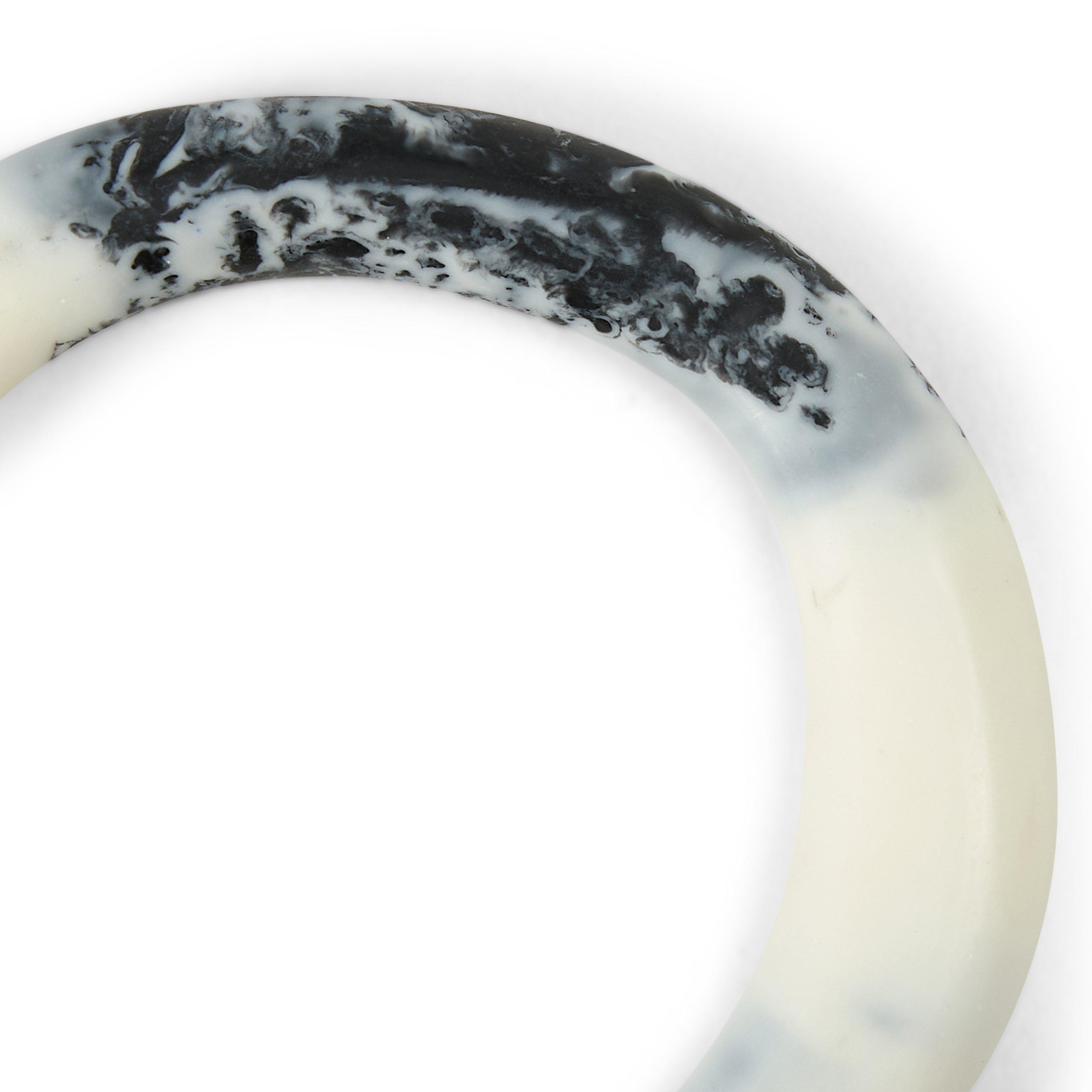 WHITE AND OTHER - Dinosaur Designs - Drift Wishbone Bangle09 - 2