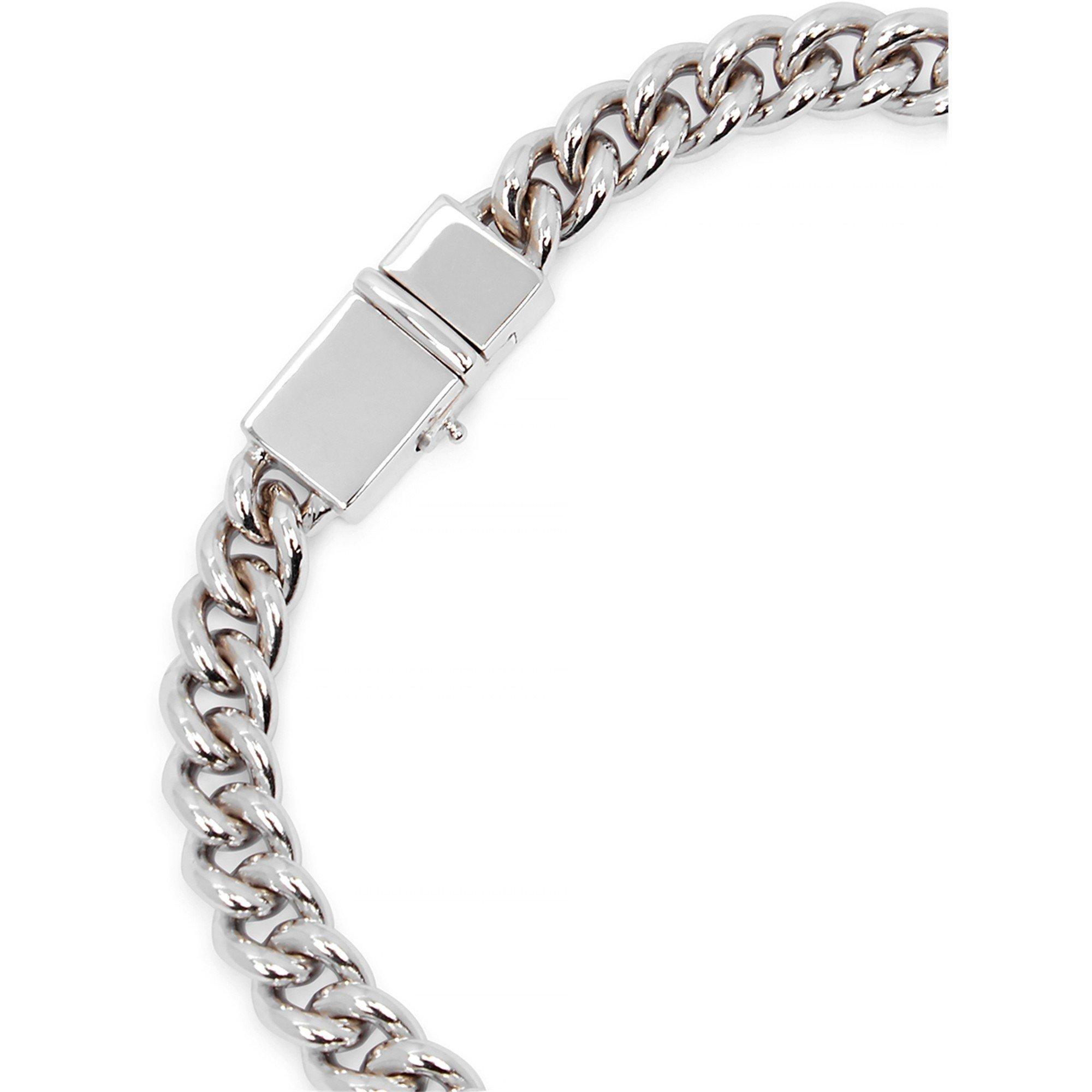 SILVER - Tom Wood - ROUNDED CURB BRACELET THICK - 4