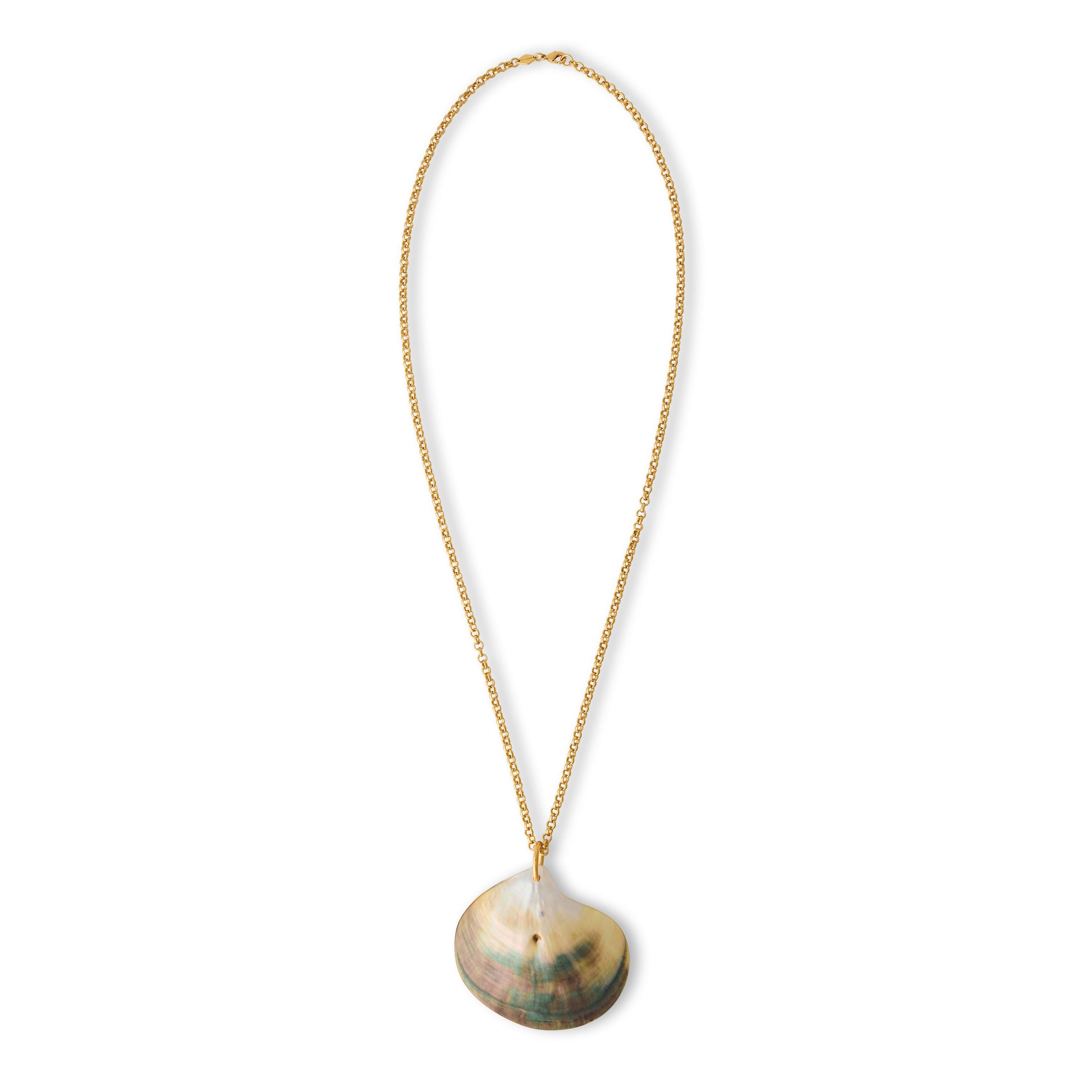 WHITE - Anni Lu - GOLDEN SHELL NECKLACE - 2