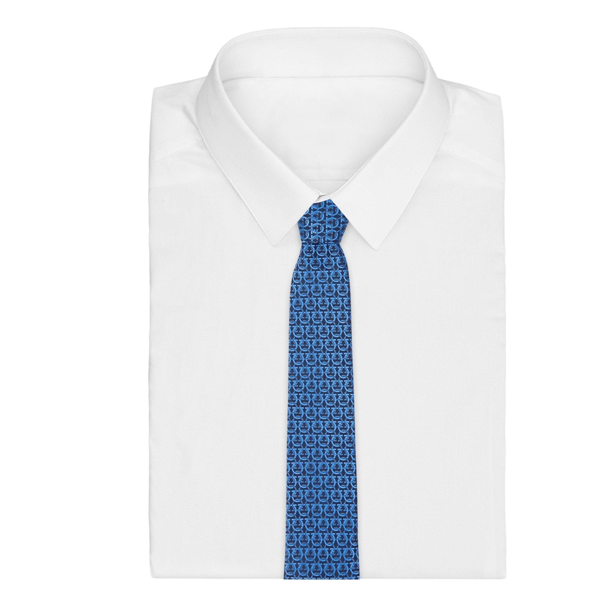 NAVY - Ferragamo - SF JCQRD GANCIO TIE - 2