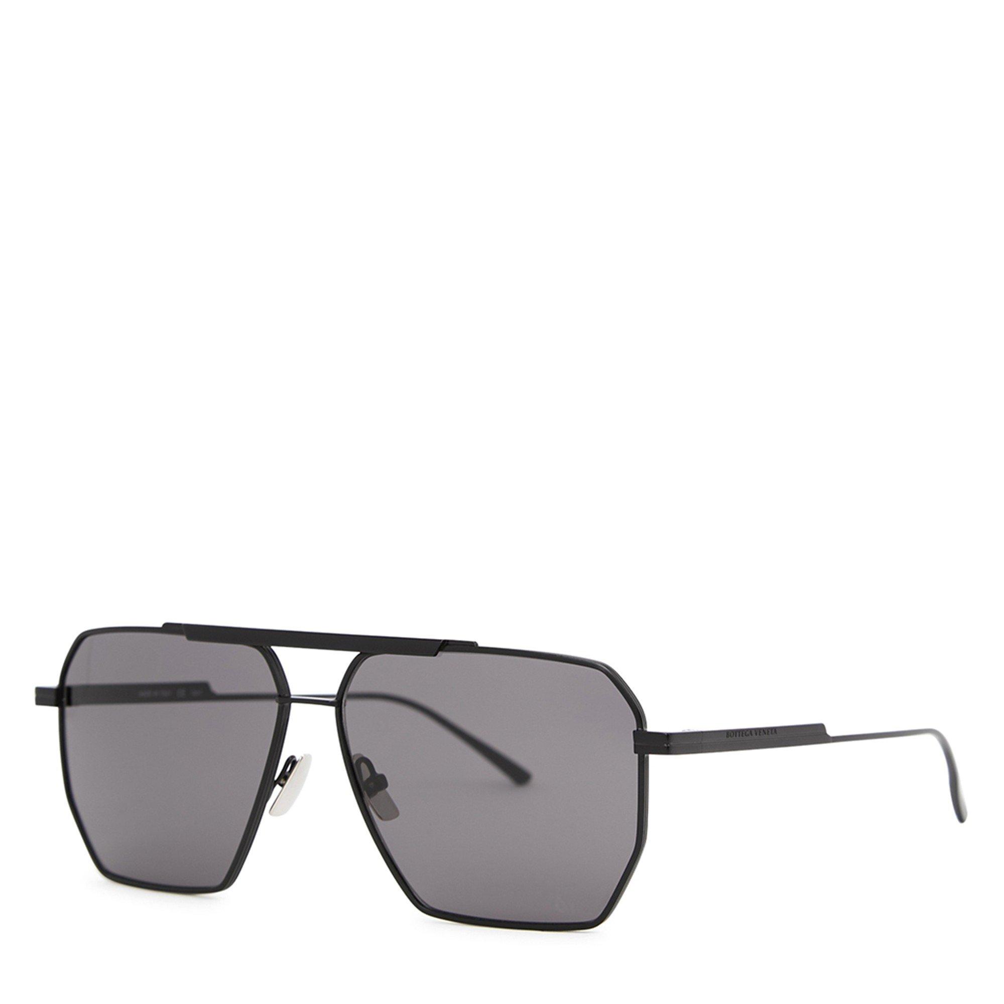 BLACK AND GREY - Bottega Veneta - BTV FULL METAL AVIATOR SG - 1