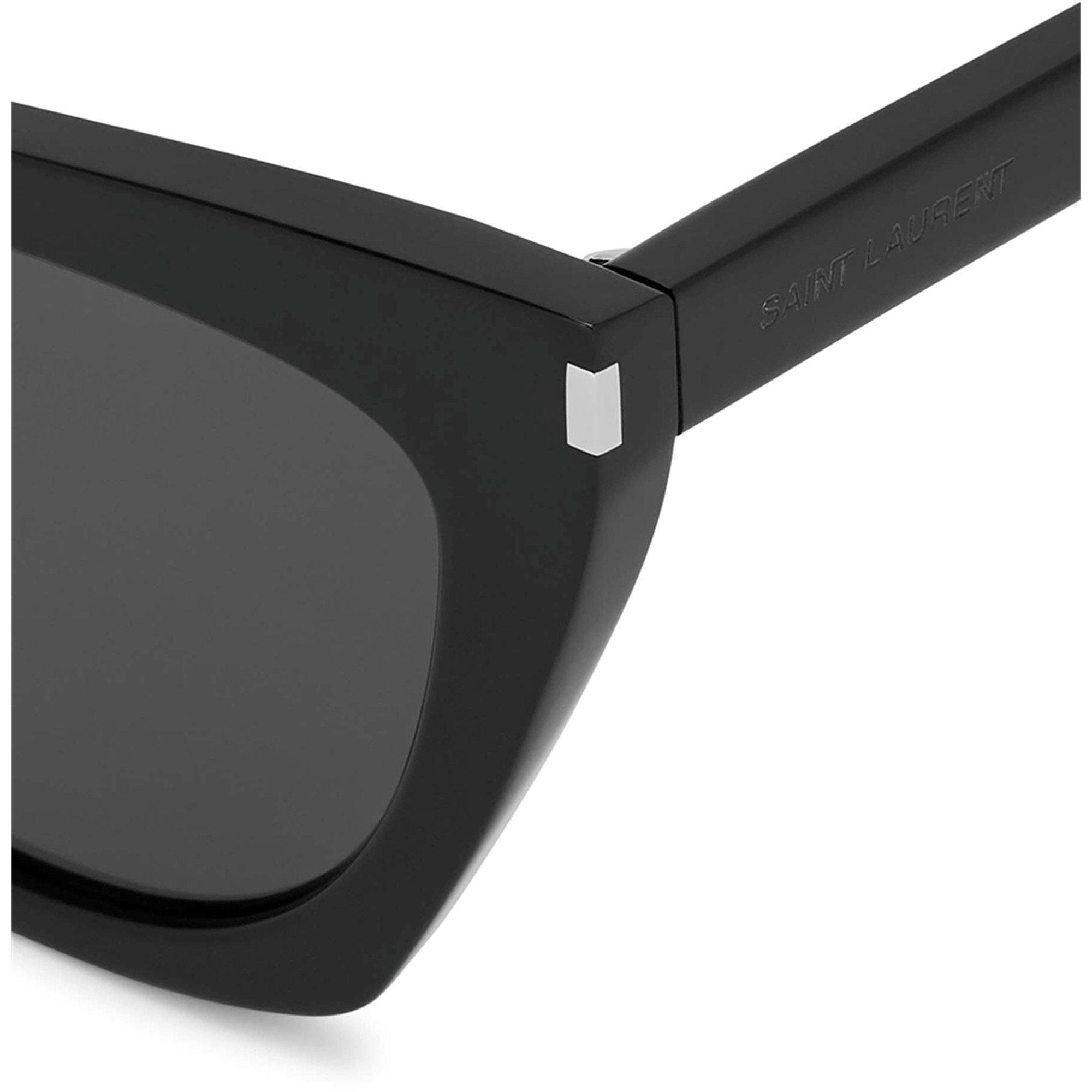 BLACK AND GREY - Saint Laurent - SLP KATE CATEYE ACETATE SG - 4