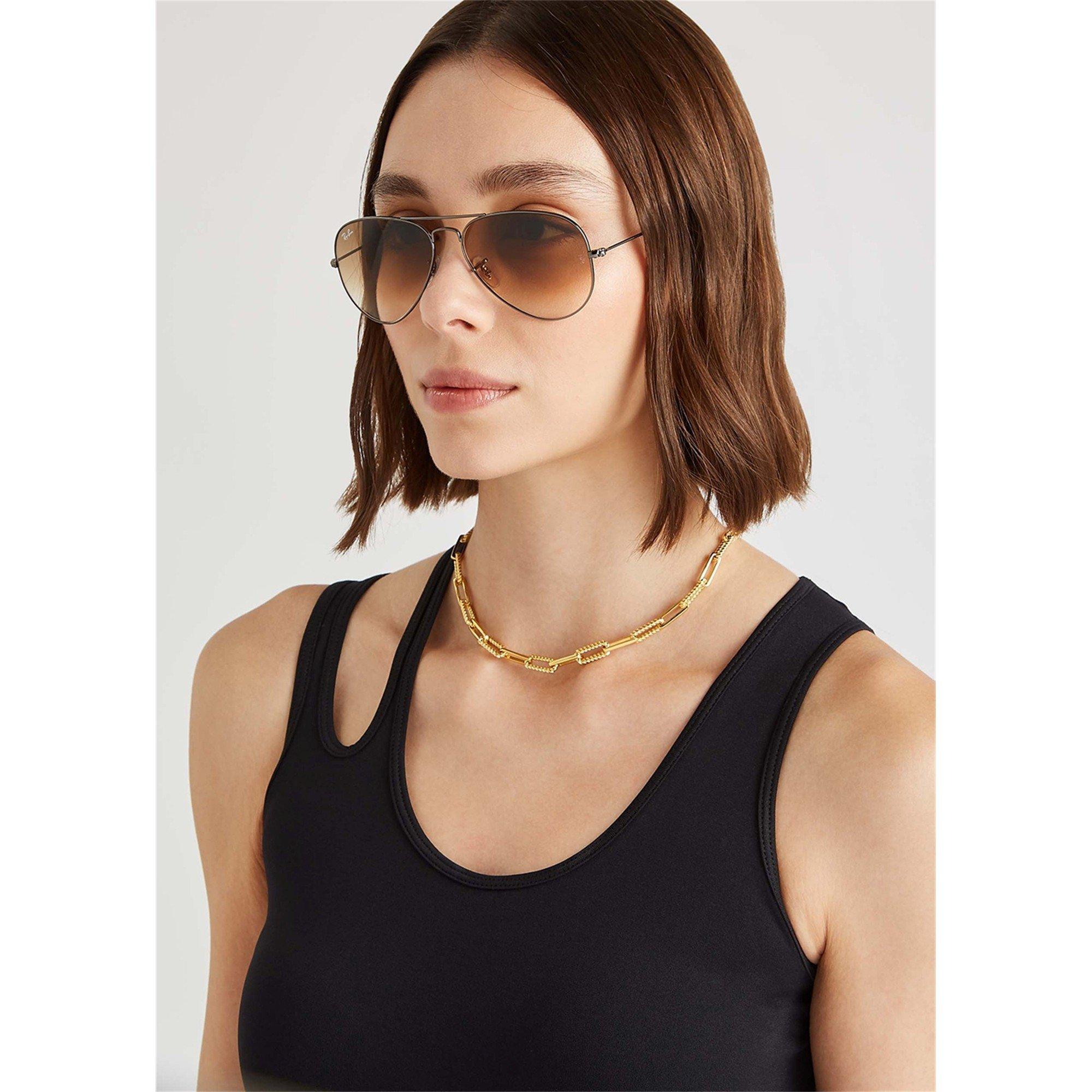 BROWN AND OTHER - Ray-Ban - Metal Aviator Sunglasses - 3