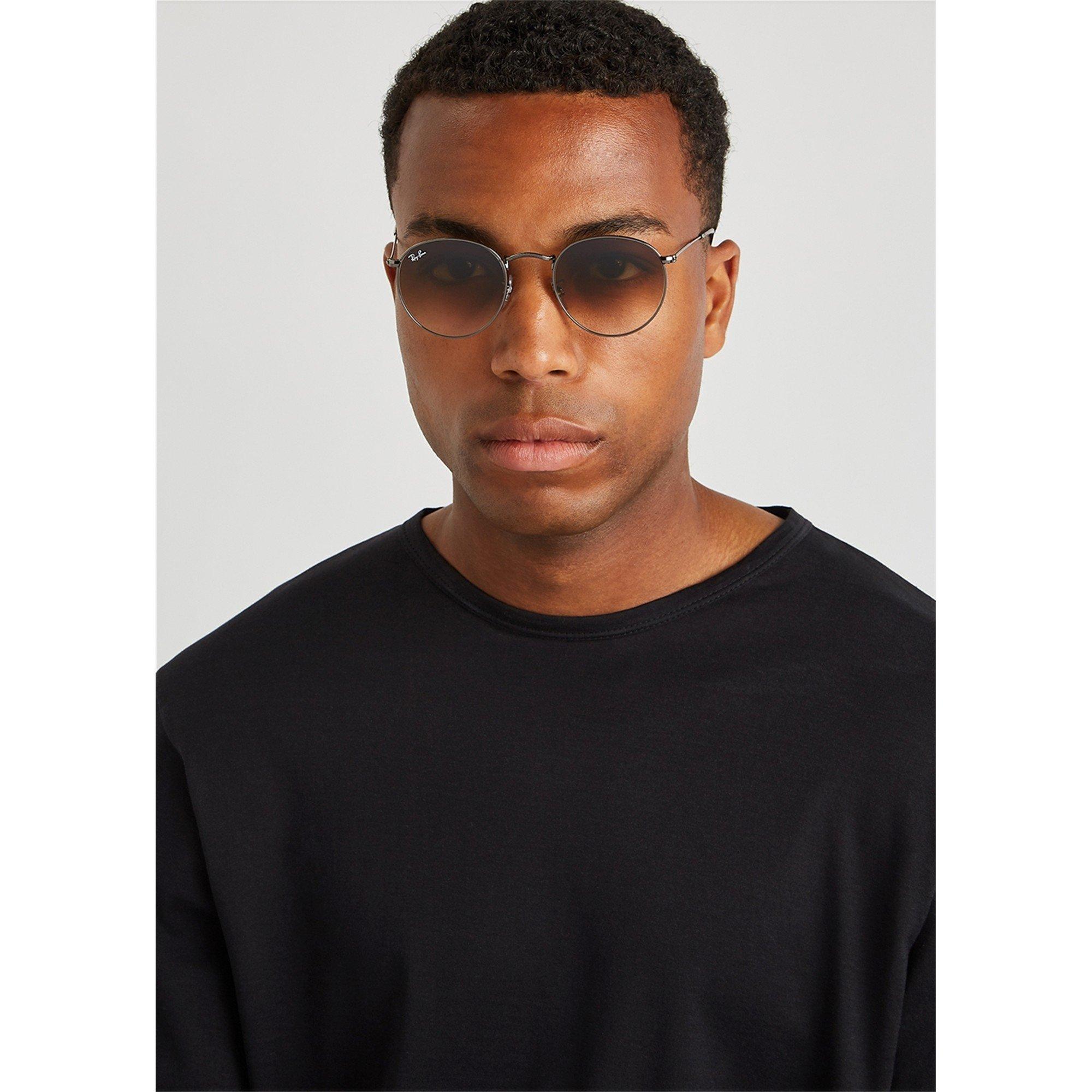 BROWN AND OTHER - Ray-Ban - RB METAL ROUND GRAD LENS SG MW - 3