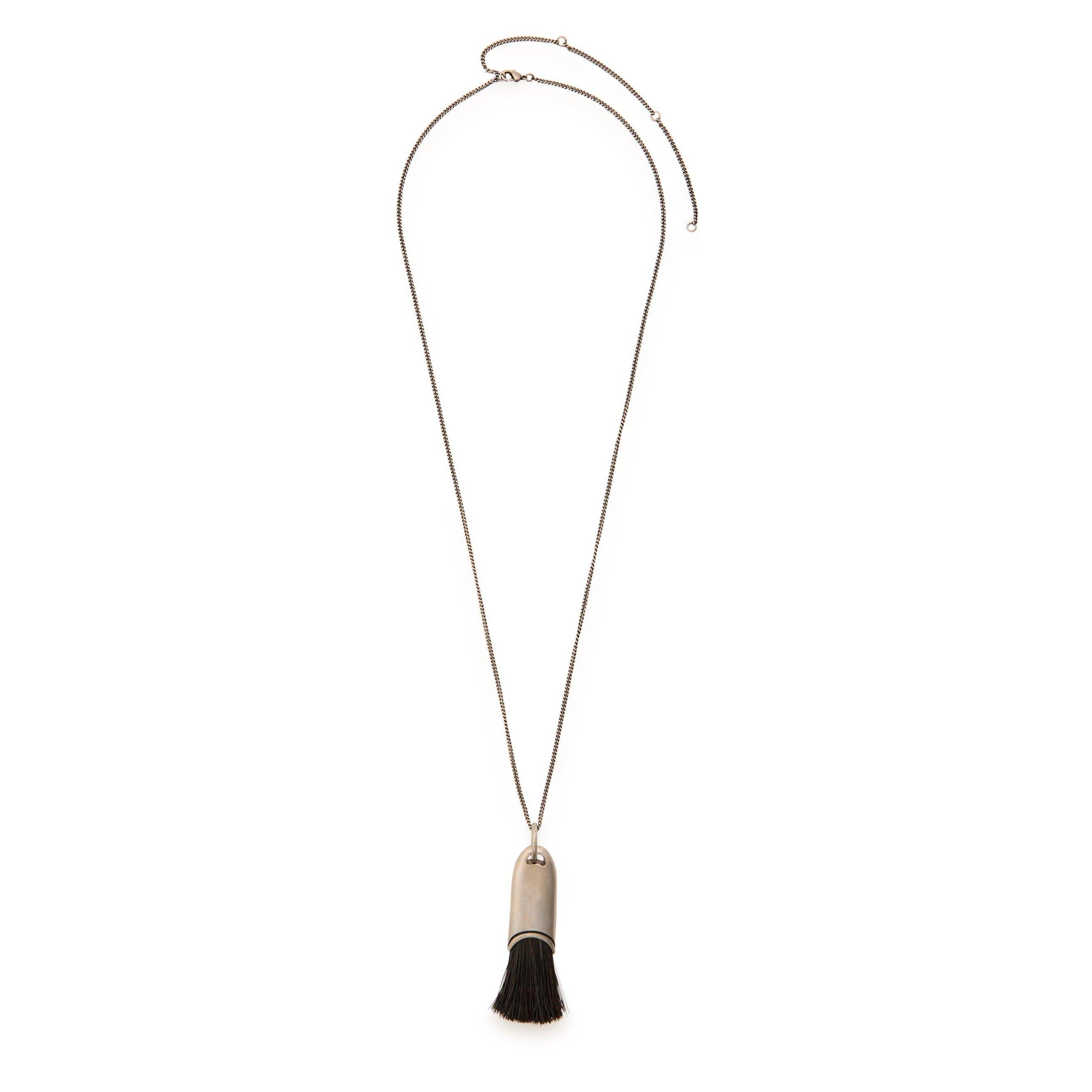 SILVER AND OTHE - Lemaire - Personal Brush Silver Pendant Necklace - 2