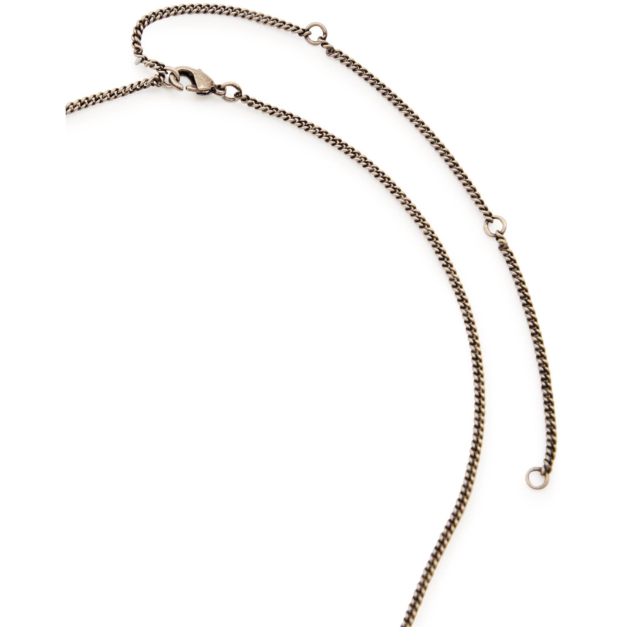 SILVER AND OTHE - Lemaire - Personal Brush Silver Pendant Necklace - 4