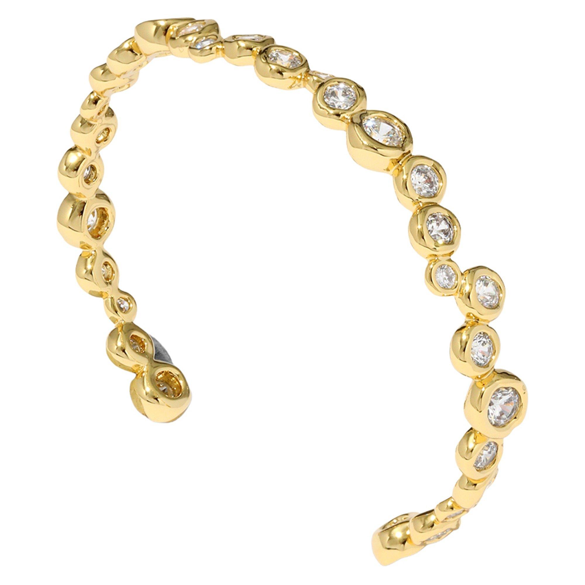 GOLD - Alexis Bittar - ASTERALES GOLD CZ SKINNY CUFF - 2