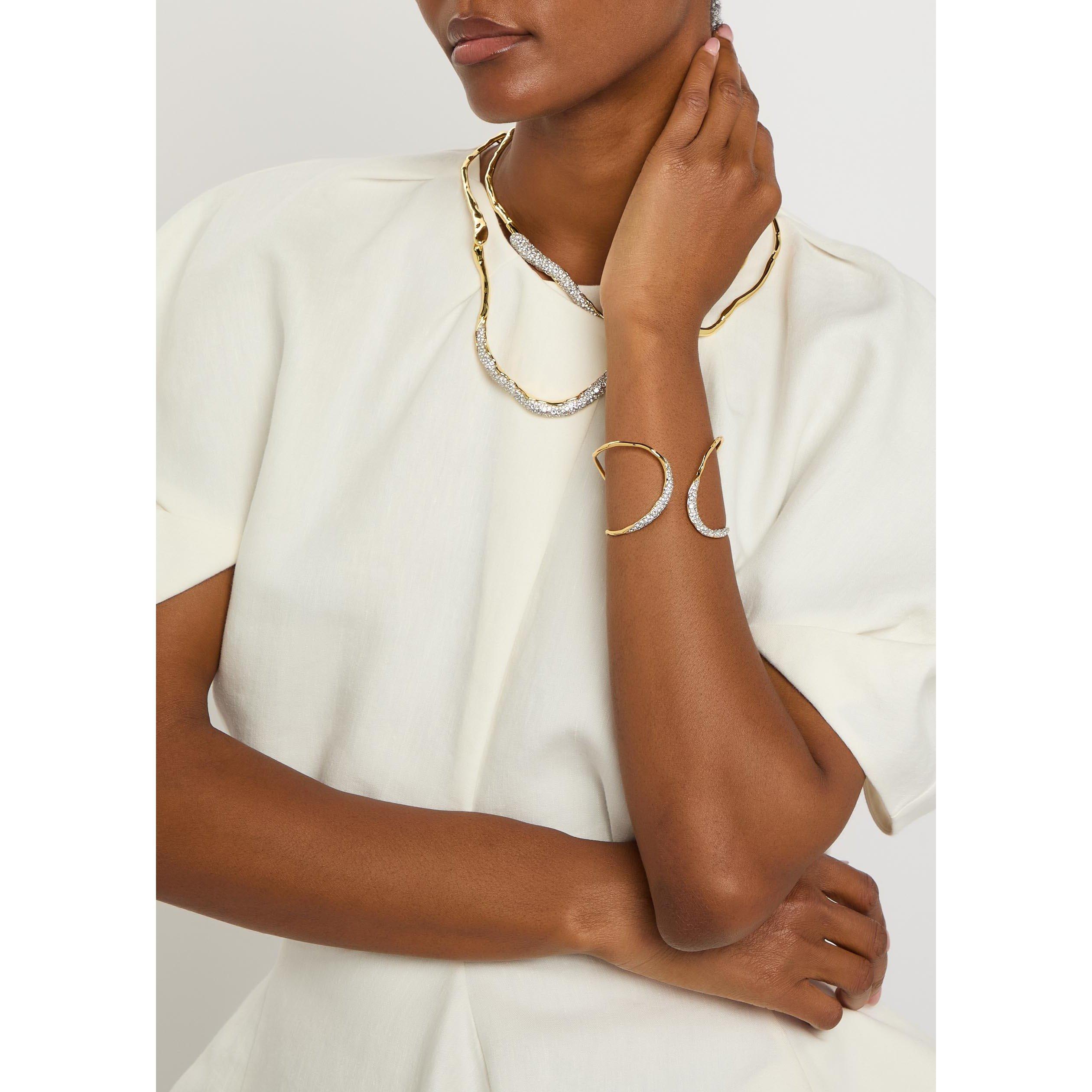 GOLD - Alexis Bittar - SOLANALES CRYSTAL FREEFORM HIN - 3