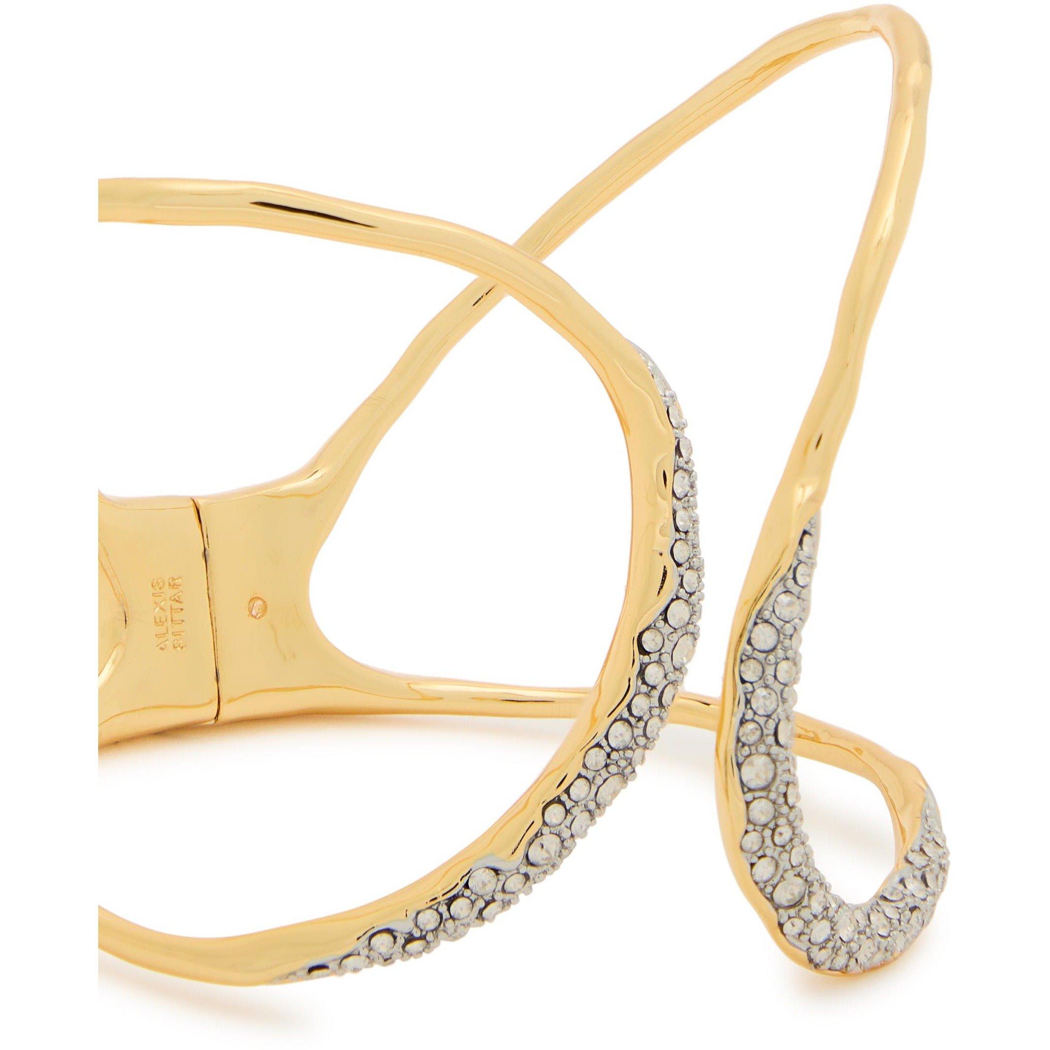 GOLD - Alexis Bittar - SOLANALES CRYSTAL FREEFORM HIN - 4