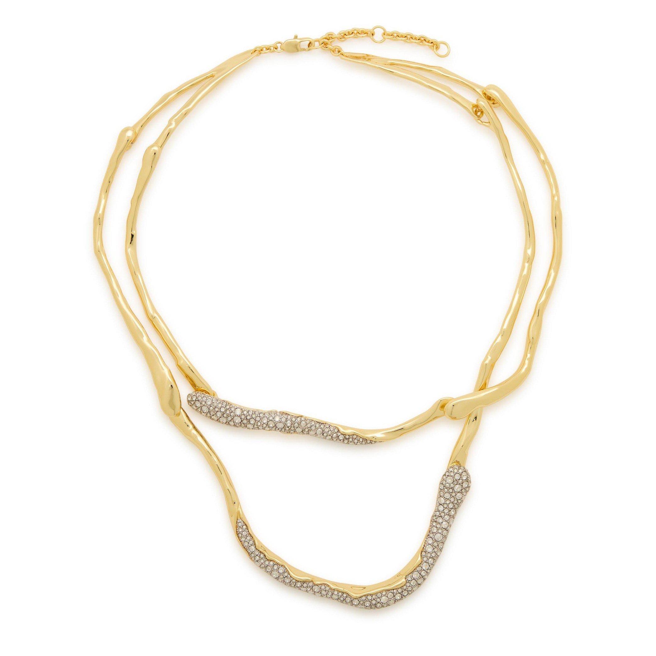GOLD - Alexis Bittar - SOLANALES CRYSTAL TWISTED COLL