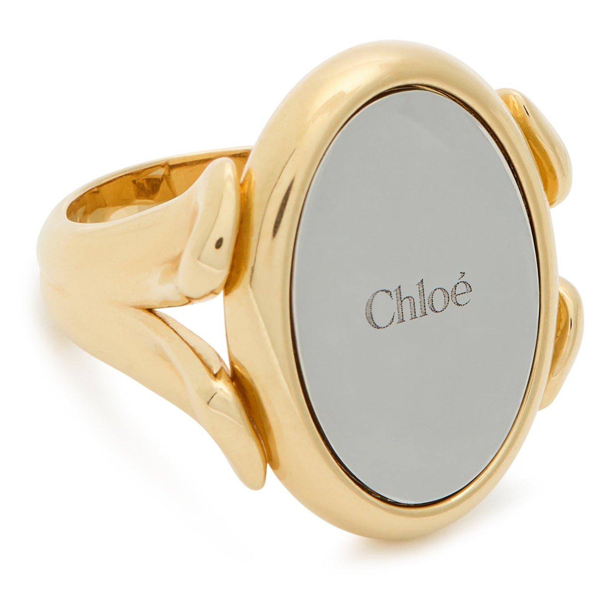 GOLD AND OTHER - Chloe - Women's Jewel Signet Ring - 2