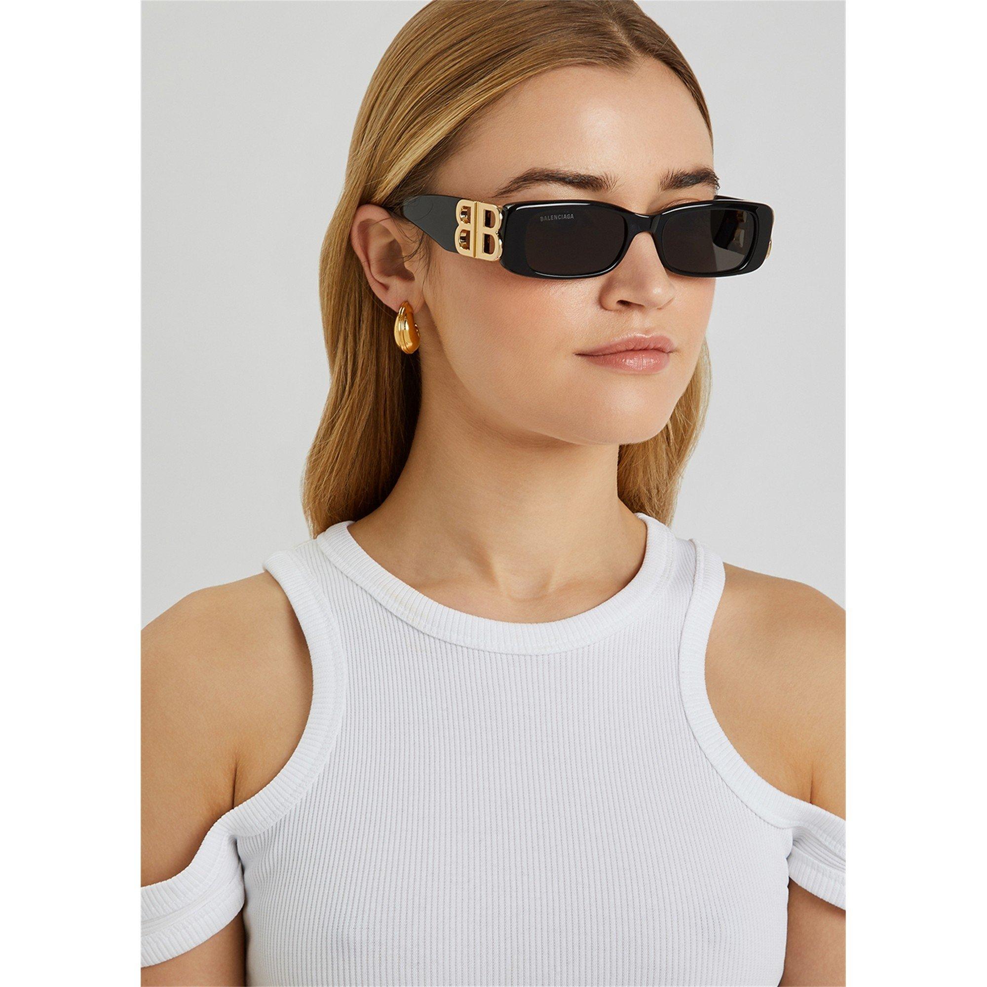 BLACK - Balenciaga - BALENCIAGA RECTANGLE BLACK SUN - 3