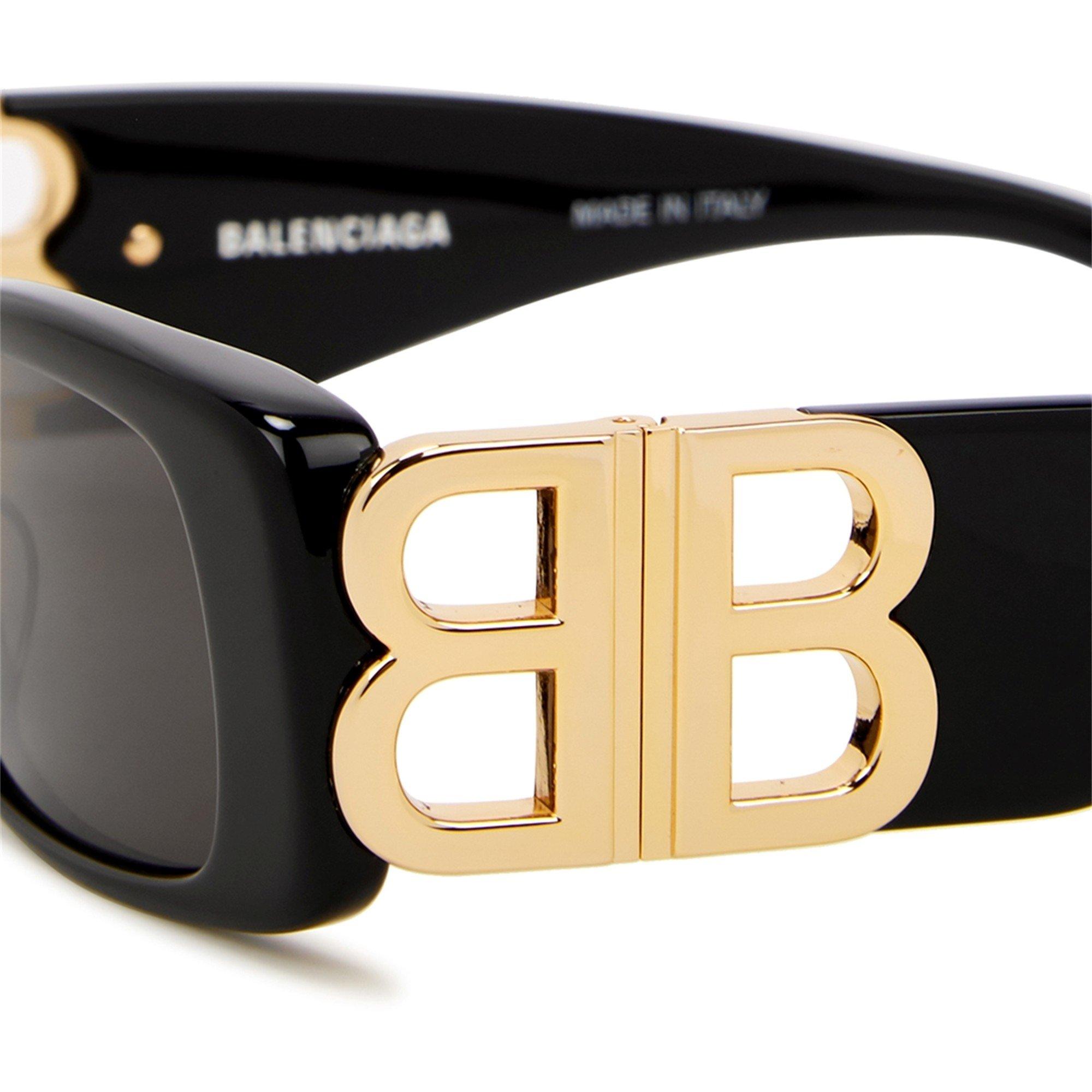 BLACK - Balenciaga - BALENCIAGA RECTANGLE BLACK SUN - 4