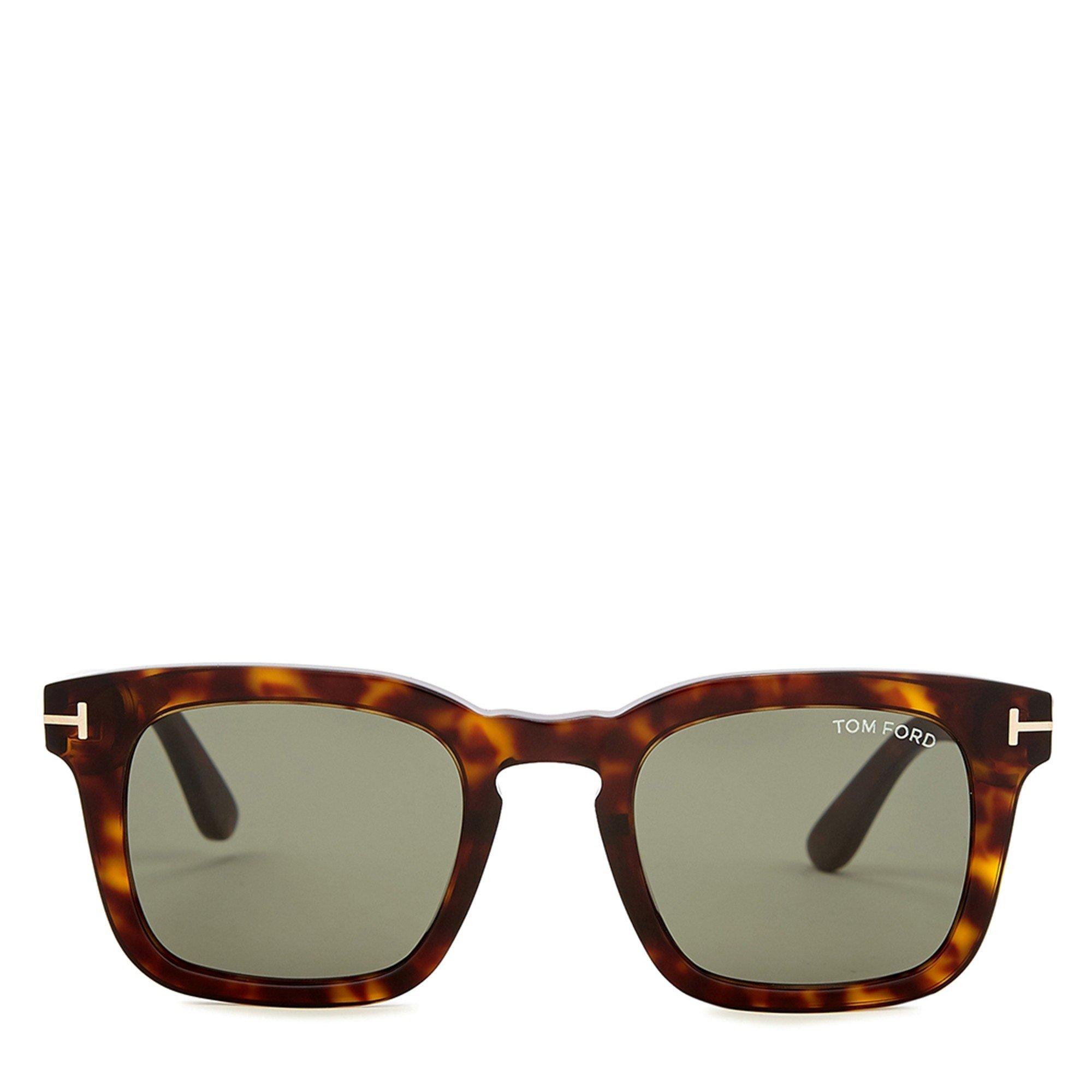 BROWN AND OTHER - Tom Ford - TF SQUARE HAVANA GREEN SUNGLAS - 2