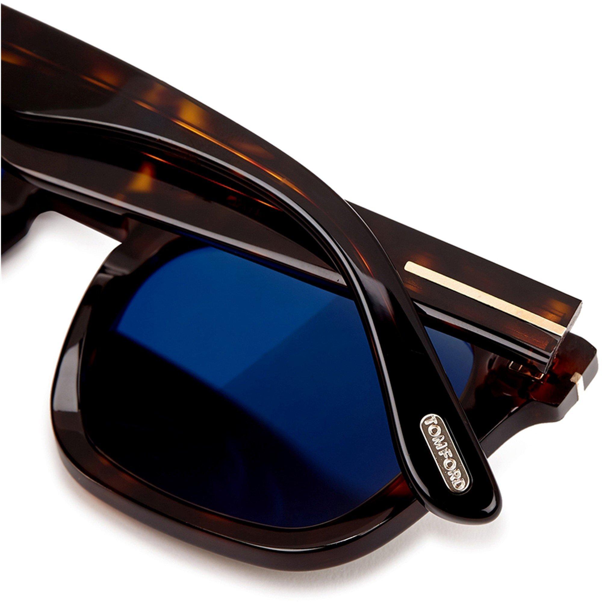 BROWN AND OTHER - Tom Ford - TF SQUARE HAVANA GREEN SUNGLAS - 3