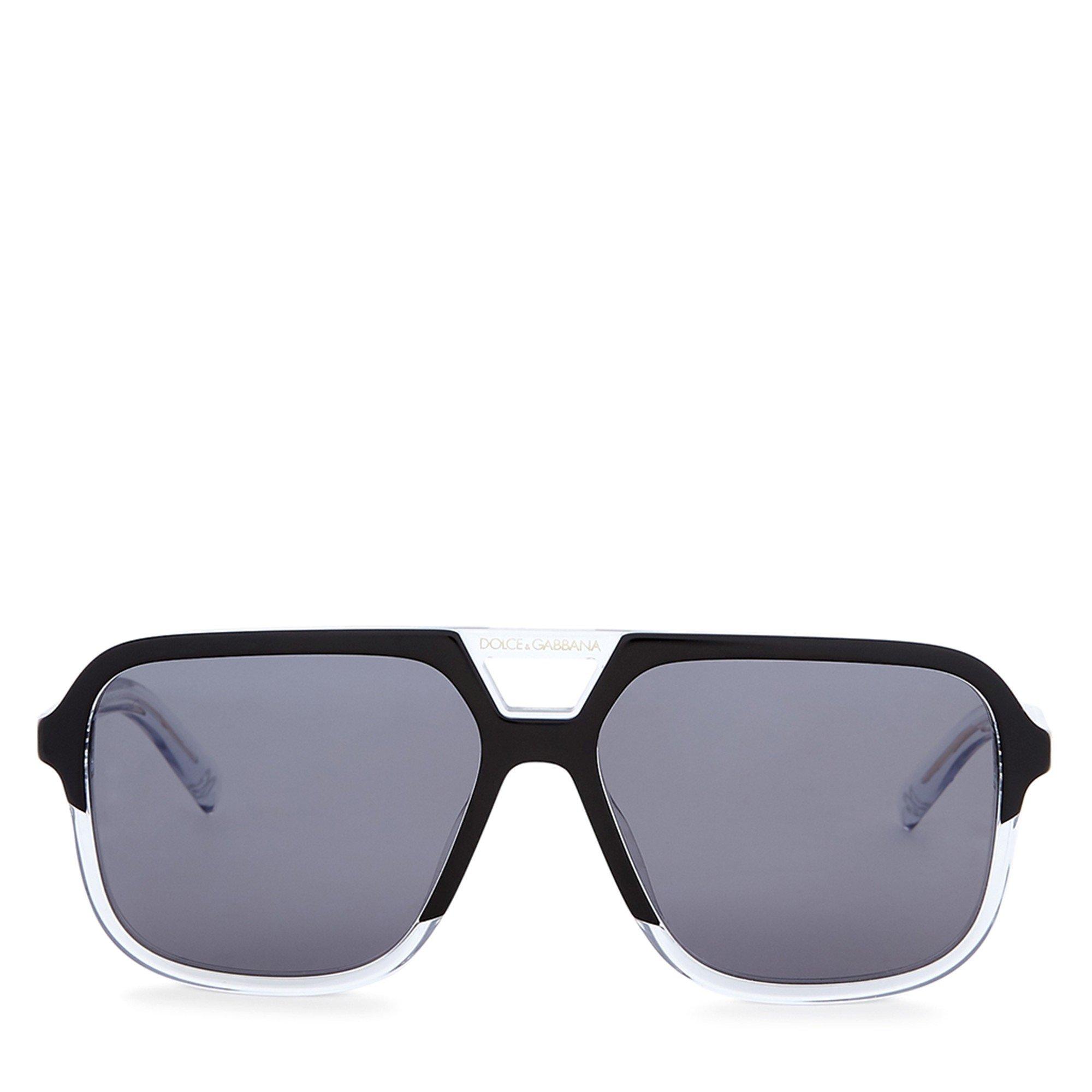 BLACK AND OTHER - Dolce and Gabbana - DG AVIATOR CRYSTAL SUNGLASSES - 2