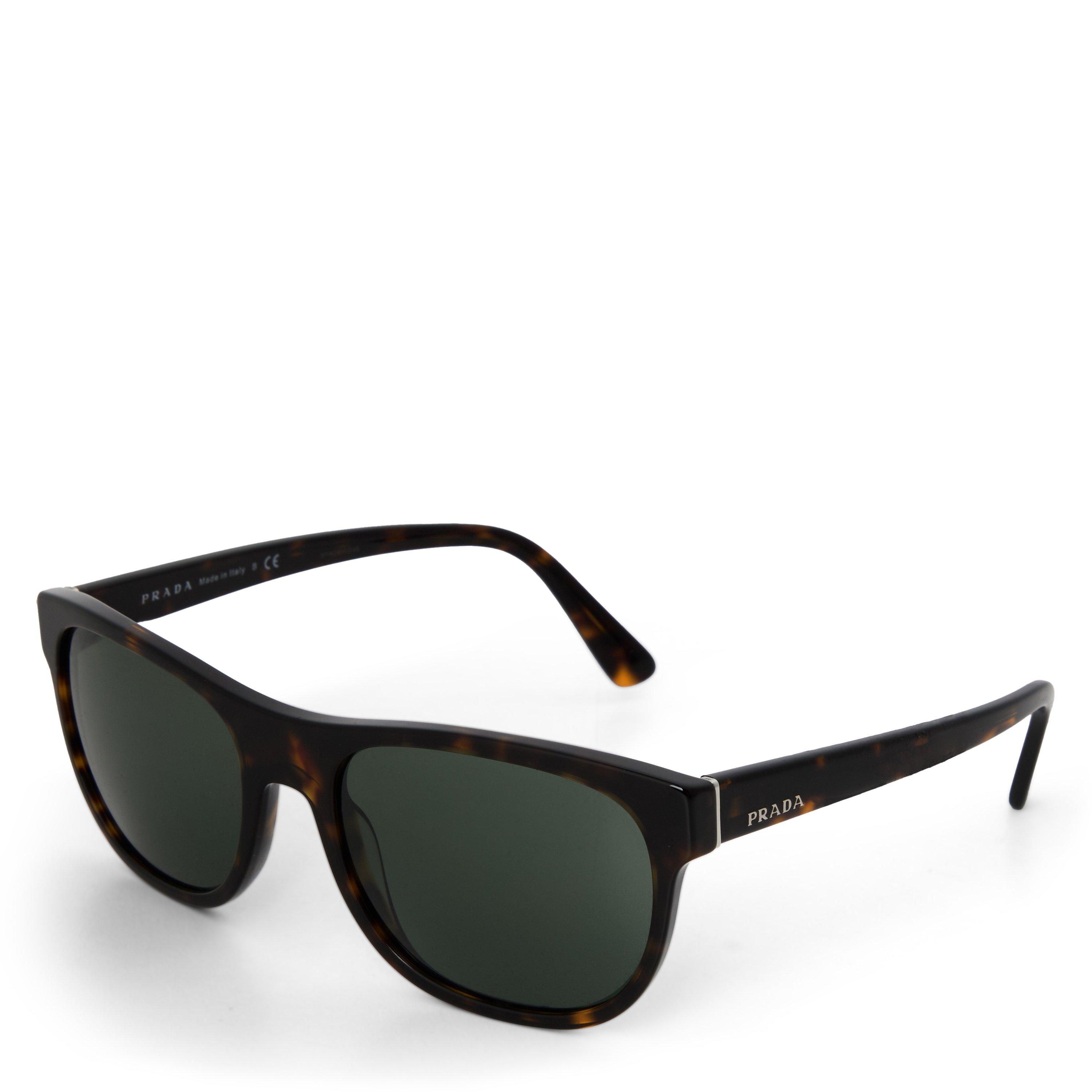 BROWN AND OTHER - Prada - PRADA SQUARE HAVANA GREEN - 1