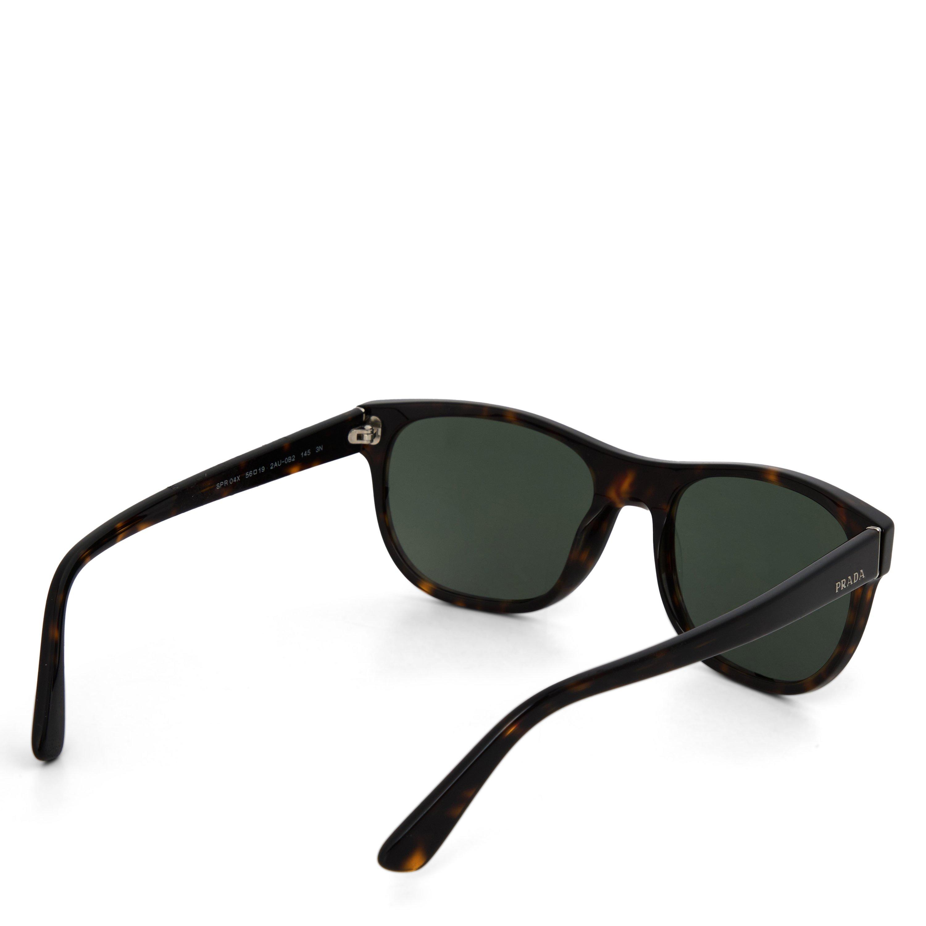 BROWN AND OTHER - Prada - PRADA SQUARE HAVANA GREEN - 2
