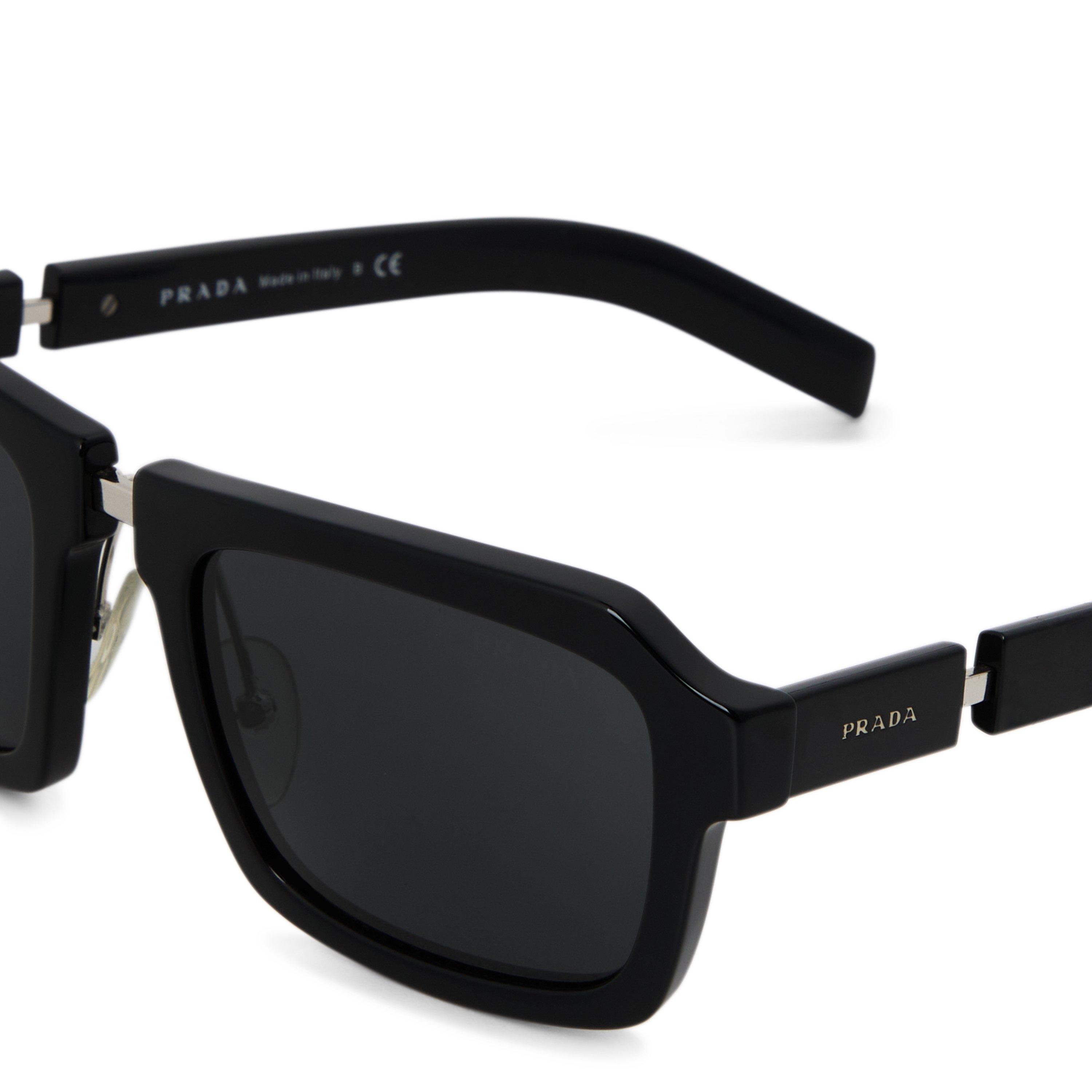 BLACK - Prada - PRADA SQUARE BLACK SUNGLA - 3
