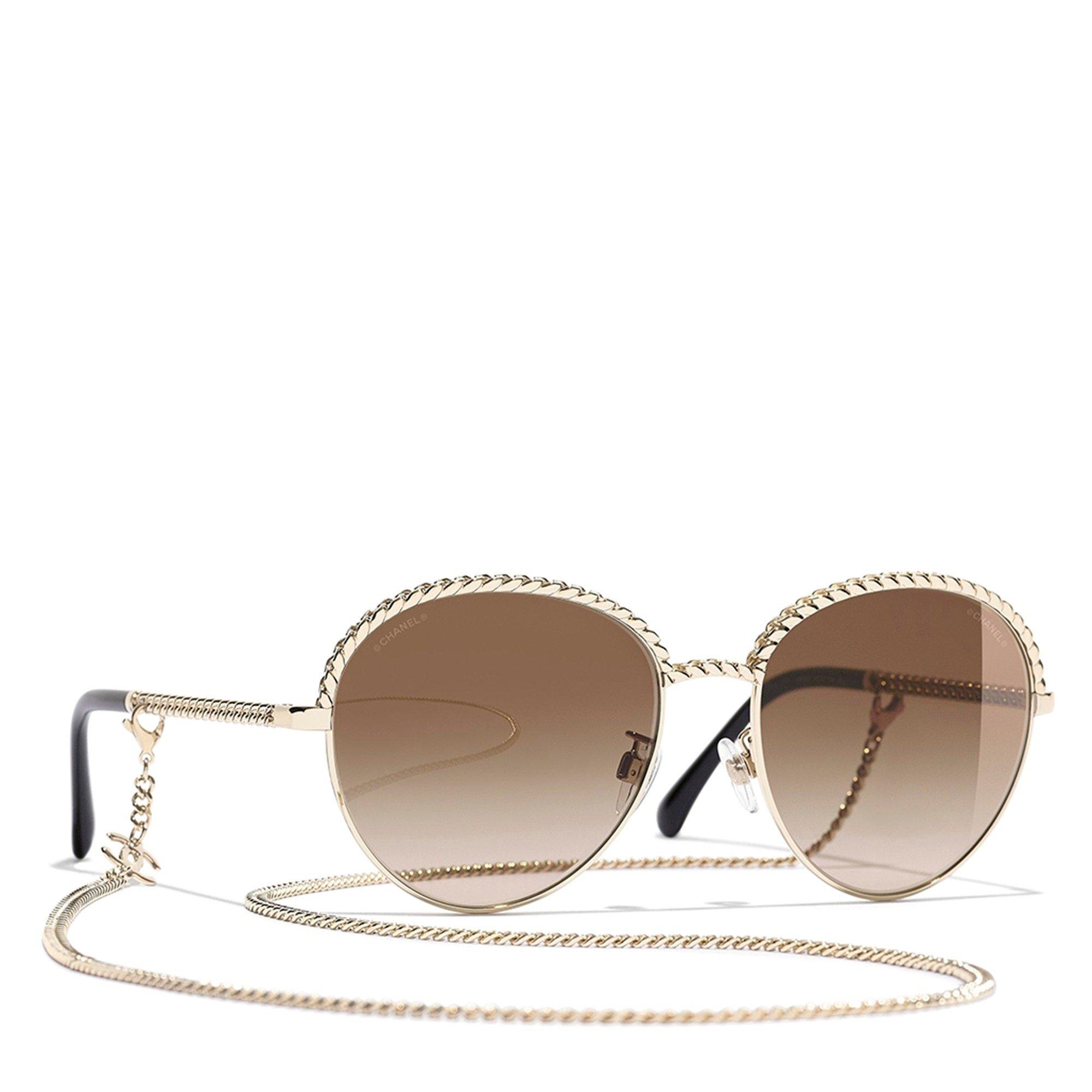 CHANEL CHANEL ROUND CHAIN SUNGLASSES
