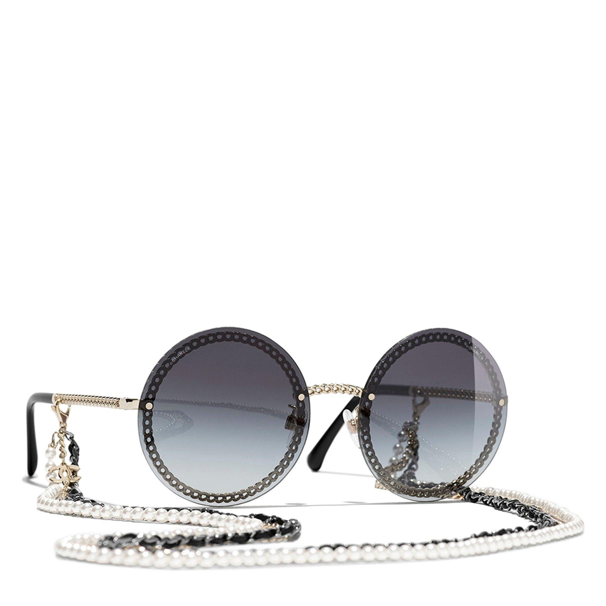 CHANEL CHANEL ROUND CHAIN SUNGLASSES