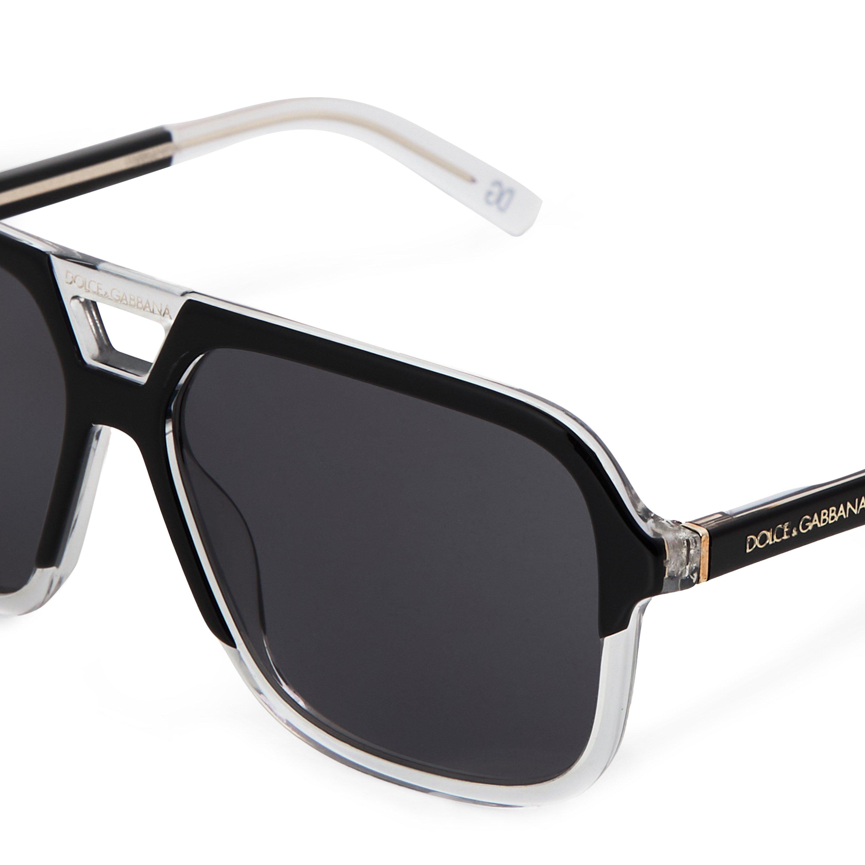 BLACK AND OTHER - Dolce and Gabbana - DG ROUND BLACK GOLD SUNGL - 3