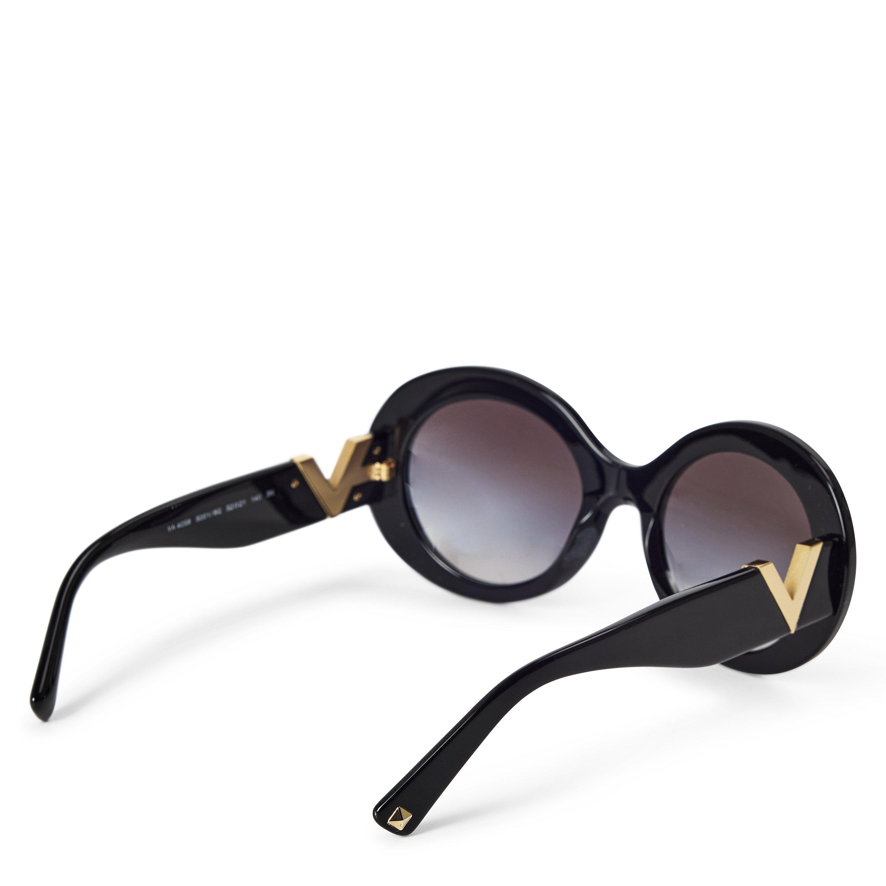 BLACK - Valentino - VLTN ROUND V BLACK SUNGLA - 2