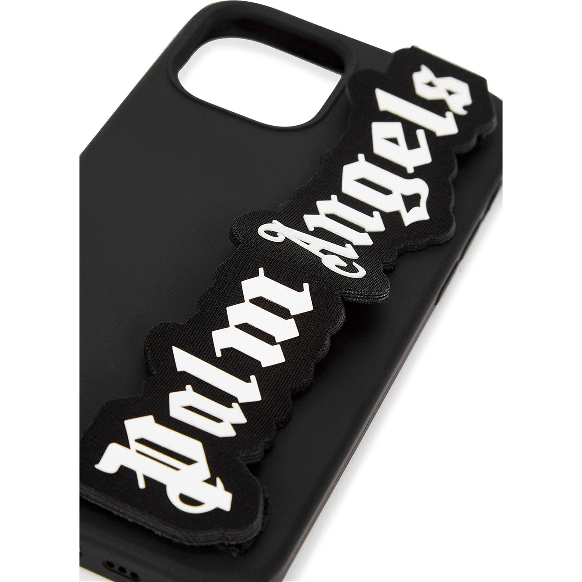 BLACK - Palm Angels - PA LOGO IPH12 12PRO CVR - 3