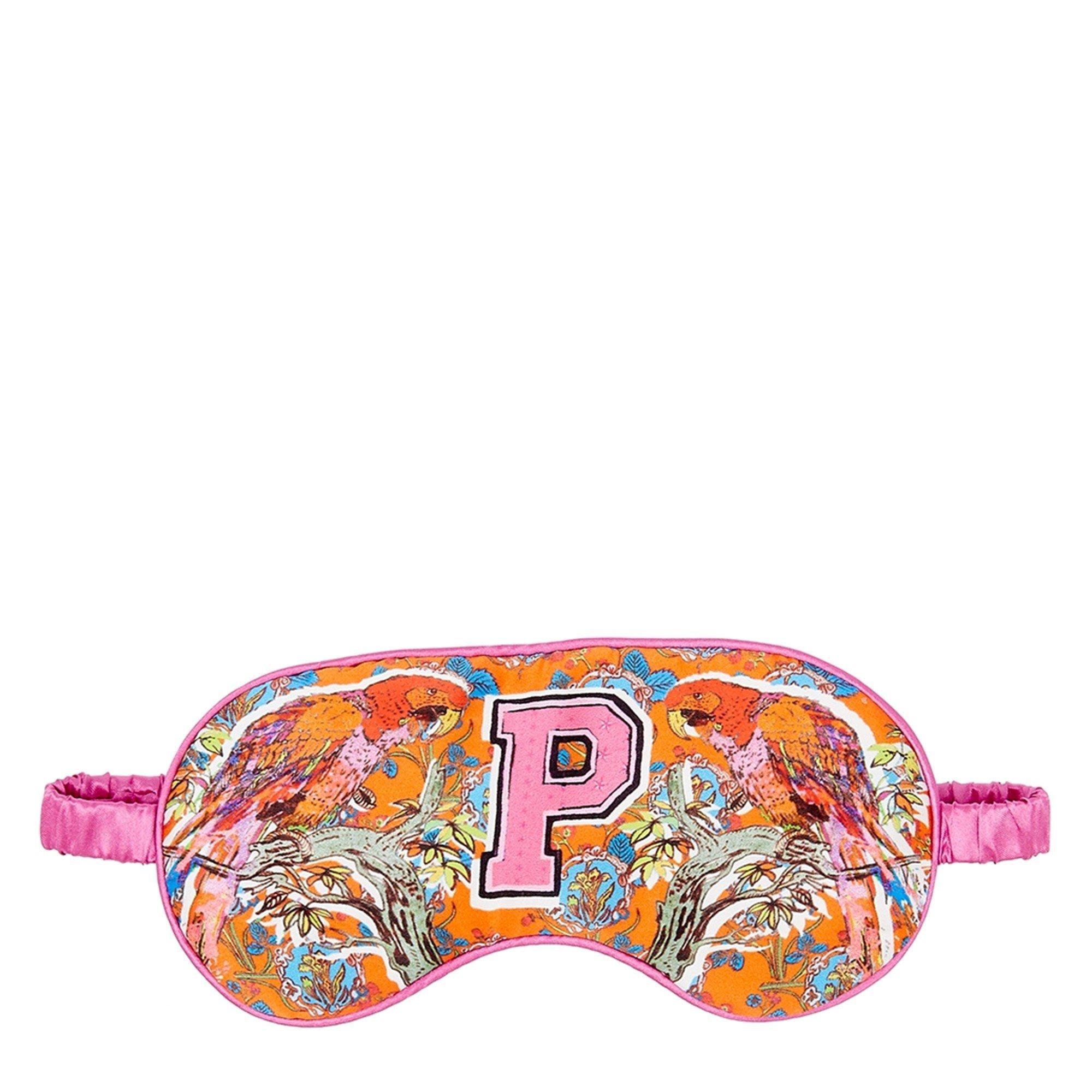 PINK AND OTHER - Jessica Russell Flint - P FOR PARROT SILK EYEMASK - 1