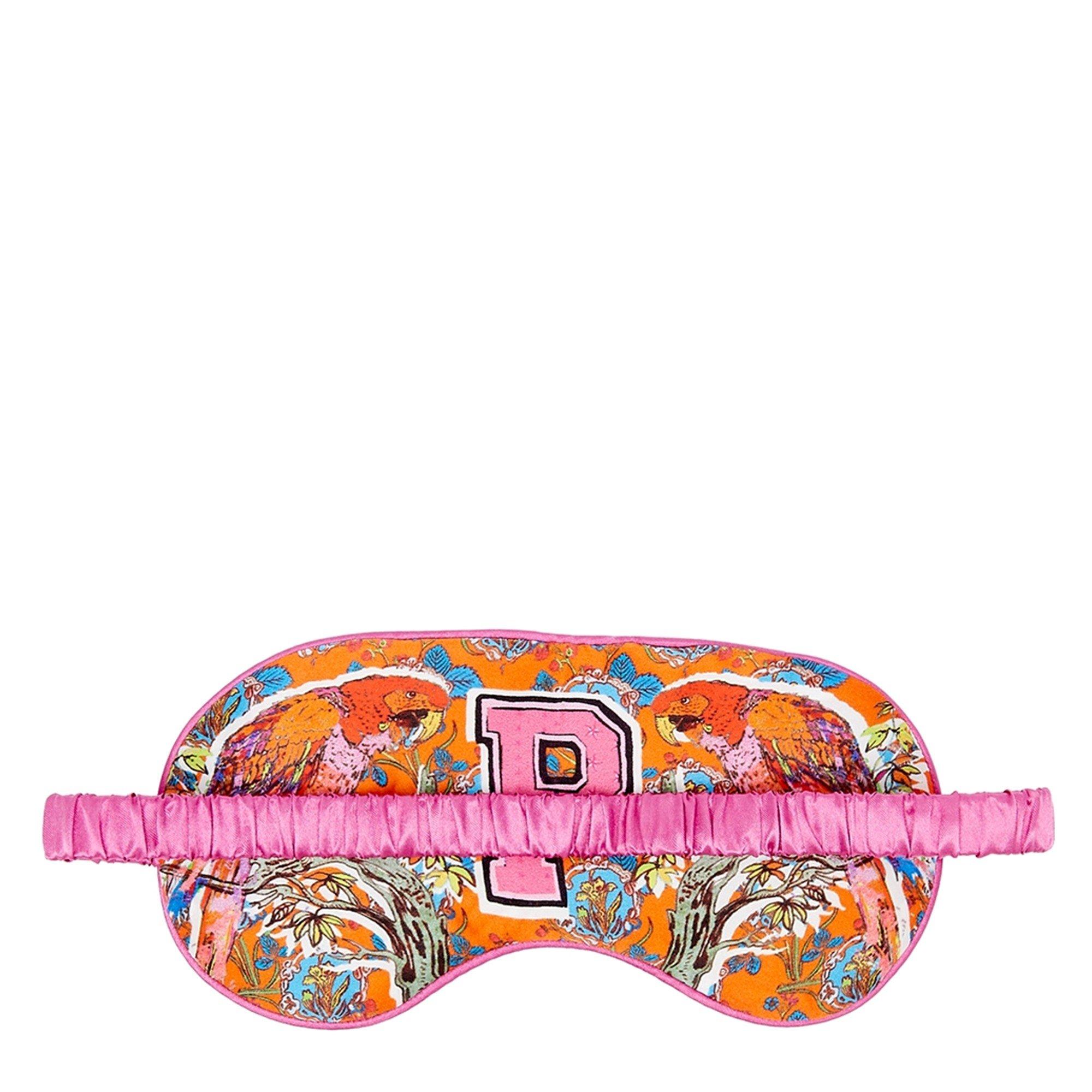 PINK AND OTHER - Jessica Russell Flint - P FOR PARROT SILK EYEMASK - 2